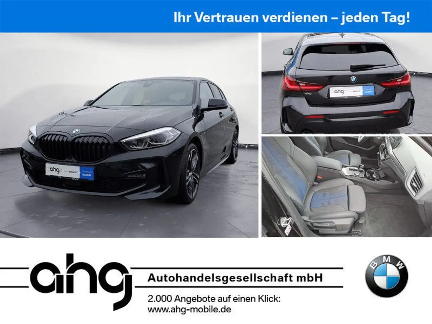 BMW 118 i M Sport Panorama Sportsitze LED Ambientel. Schwarz - 1