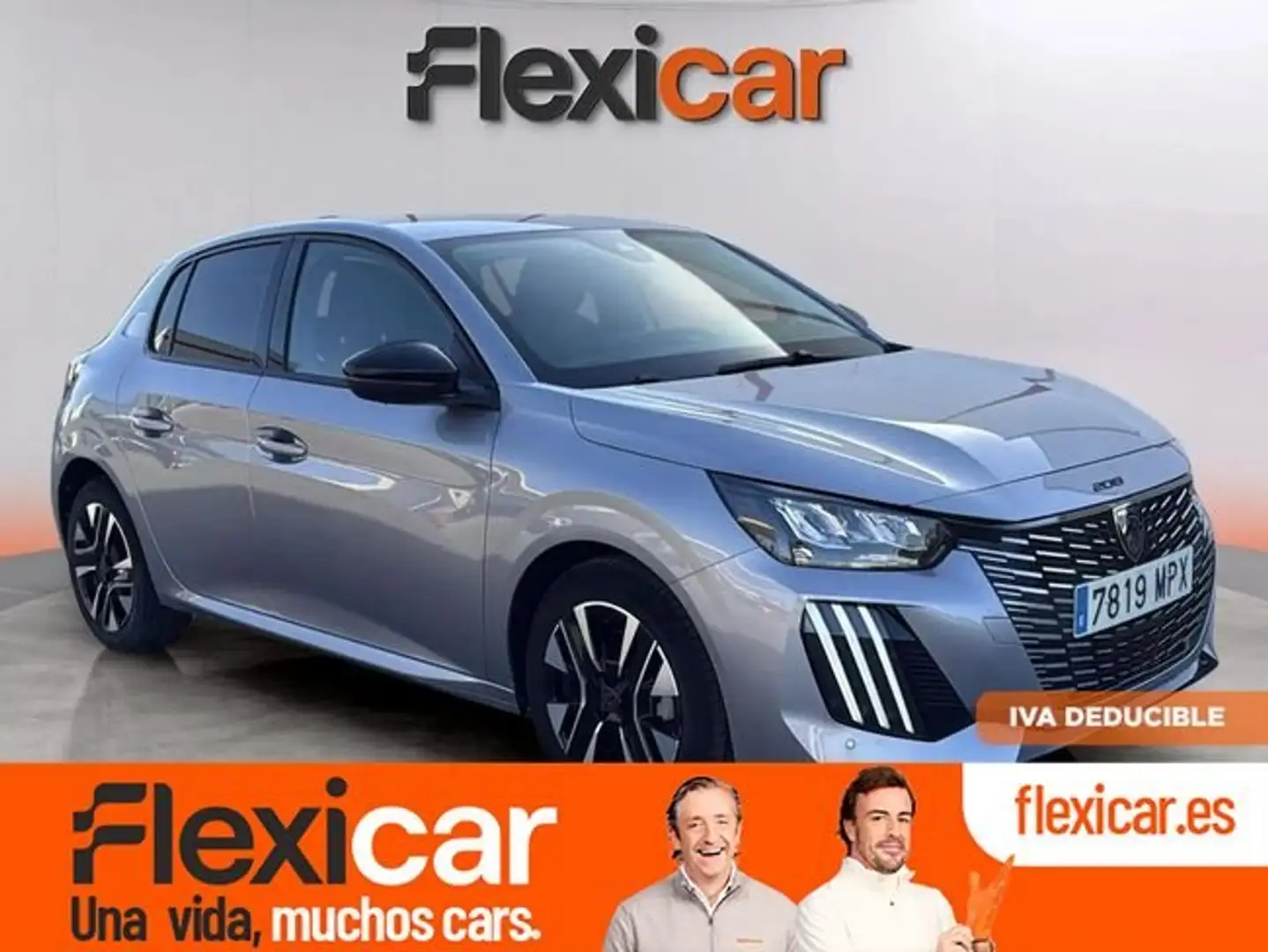 Peugeot 208 1.2 Puretech S&S Allure 100 Gris - 1