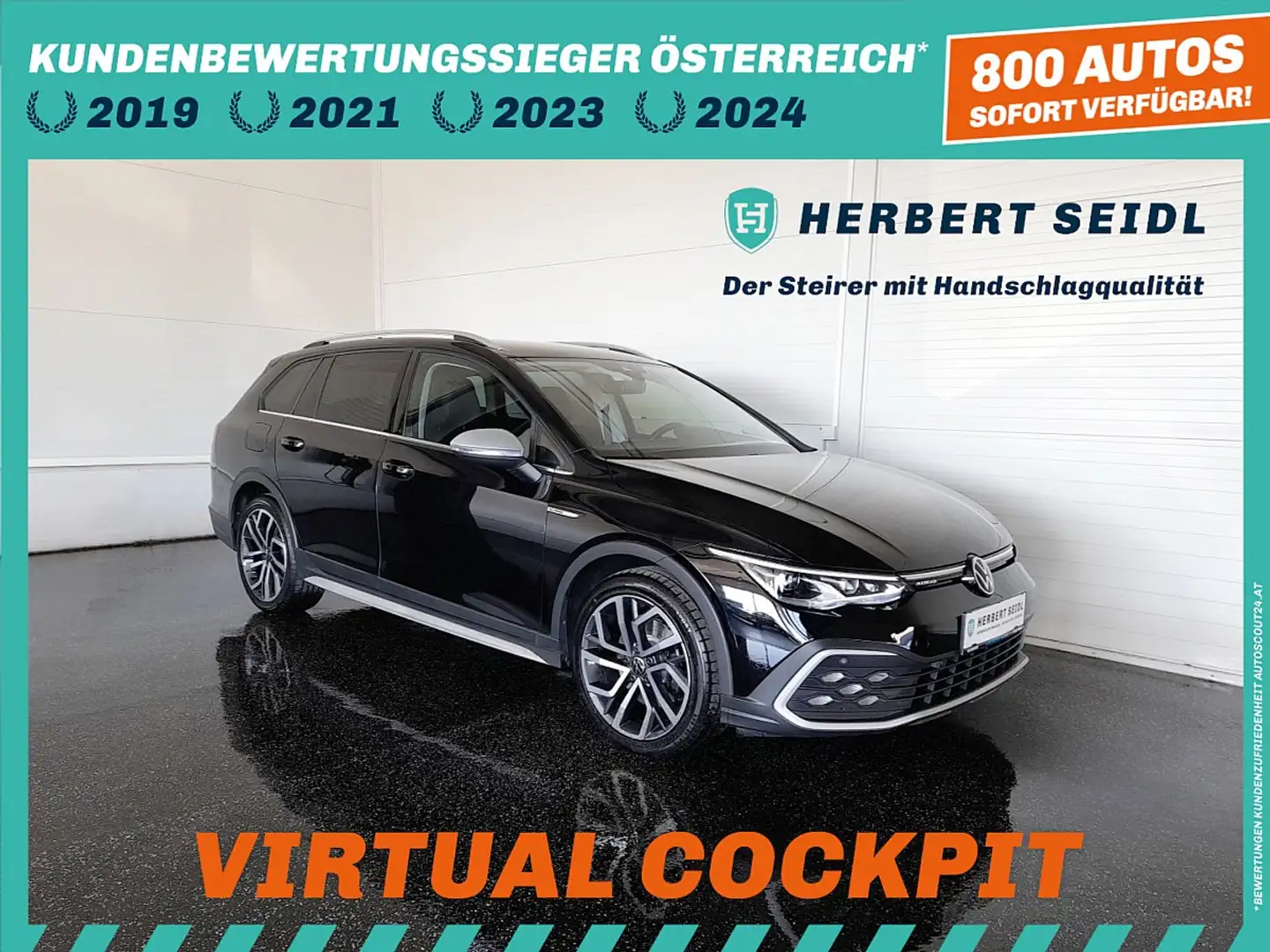 Volkswagen Golf Variant Golf VIII ALLTRACK 4x4 Variant 2,0 TDI DSG *18 ... Schwarz - 1