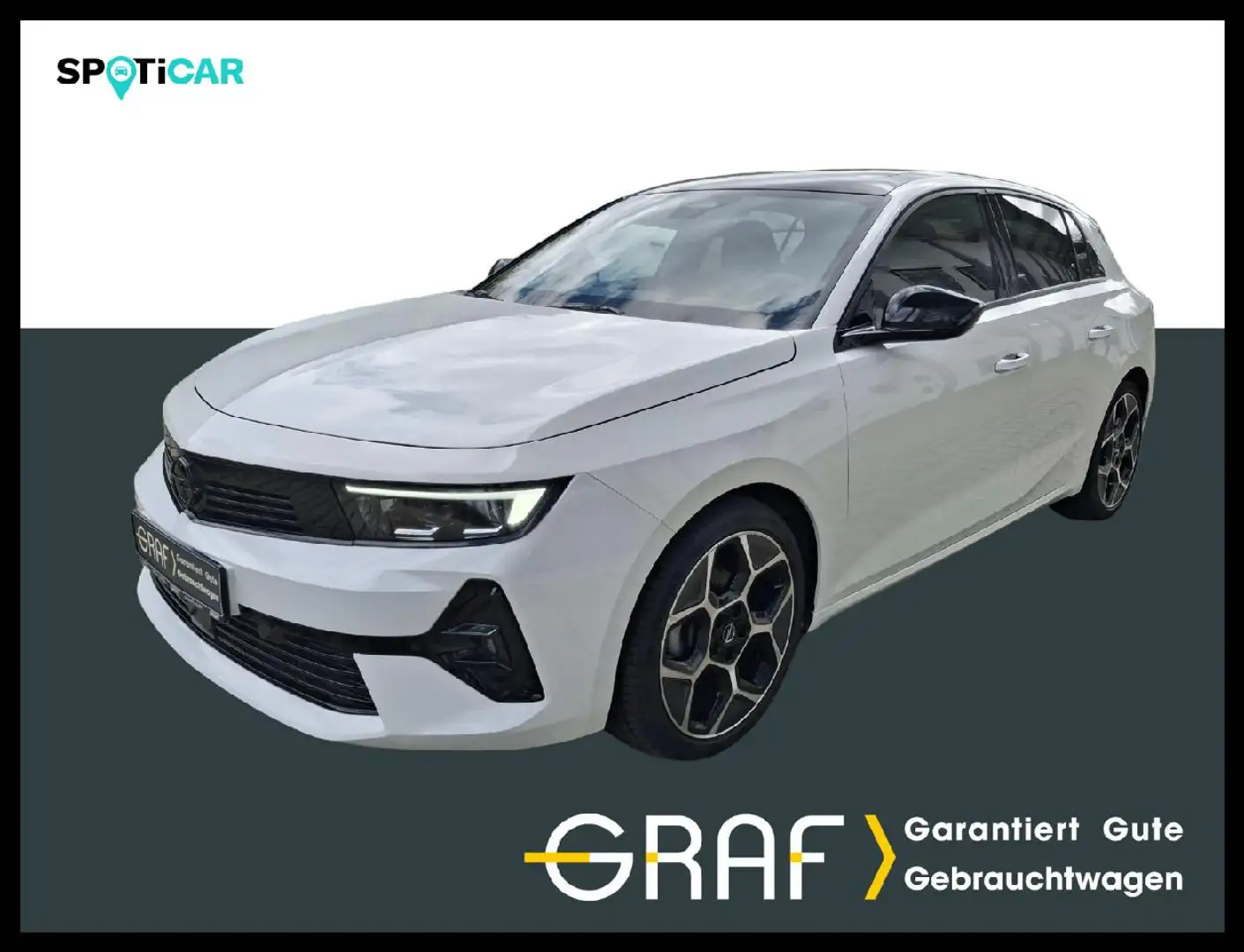 Opel Astra Astra *Lim*Ultimate*AT8*NAVI*HeadUp*Kamera*LED Blanc - 1