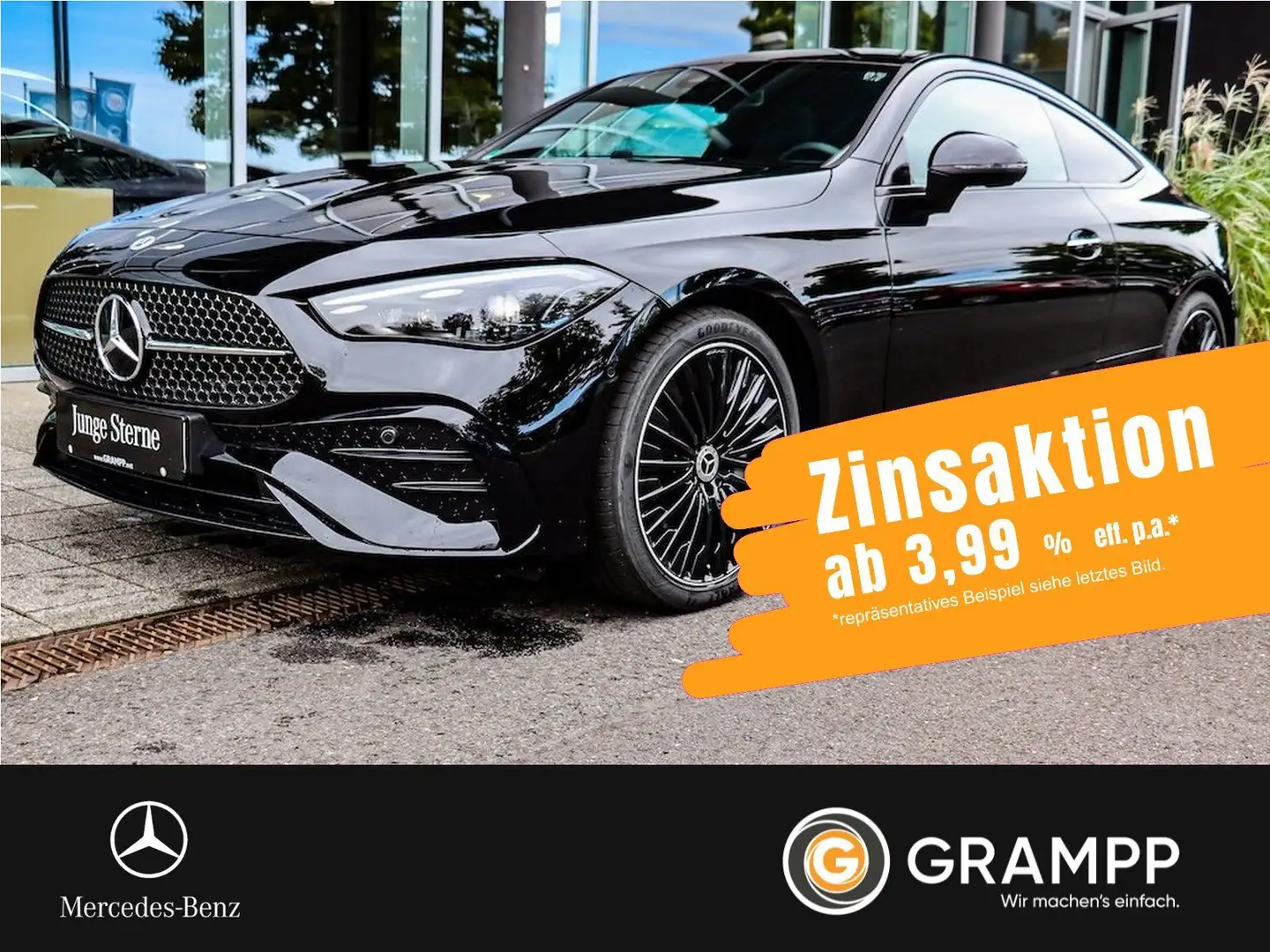 Mercedes-Benz CLE 220 d Coupe AMG Pano/AHK/Winter/Night/Kamera Schwarz - 1