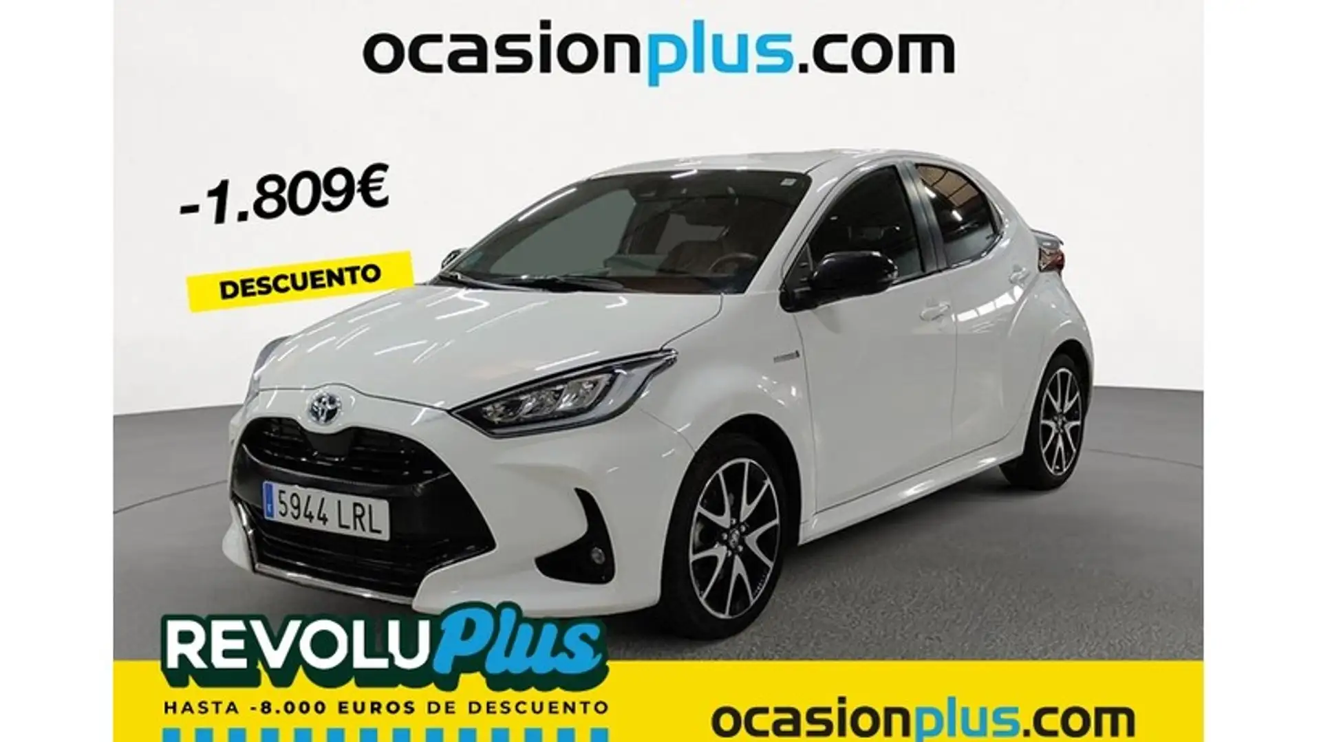 Toyota Yaris 120H 1.5 Style Blanc - 1