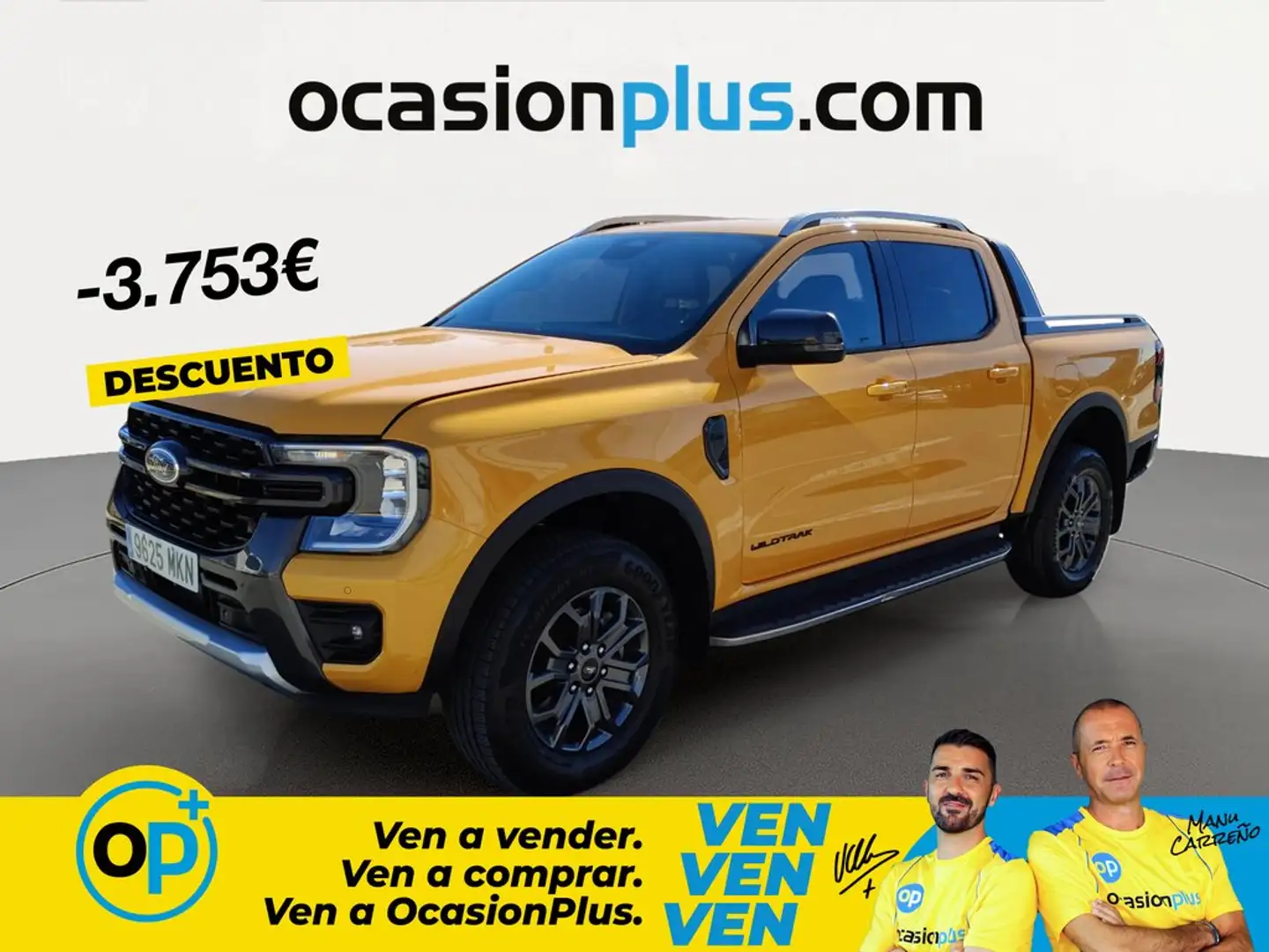 Ford Ranger Doble Cabina 2.0 EcoBlue S&S Wildtrak Aut. Amarillo - 1