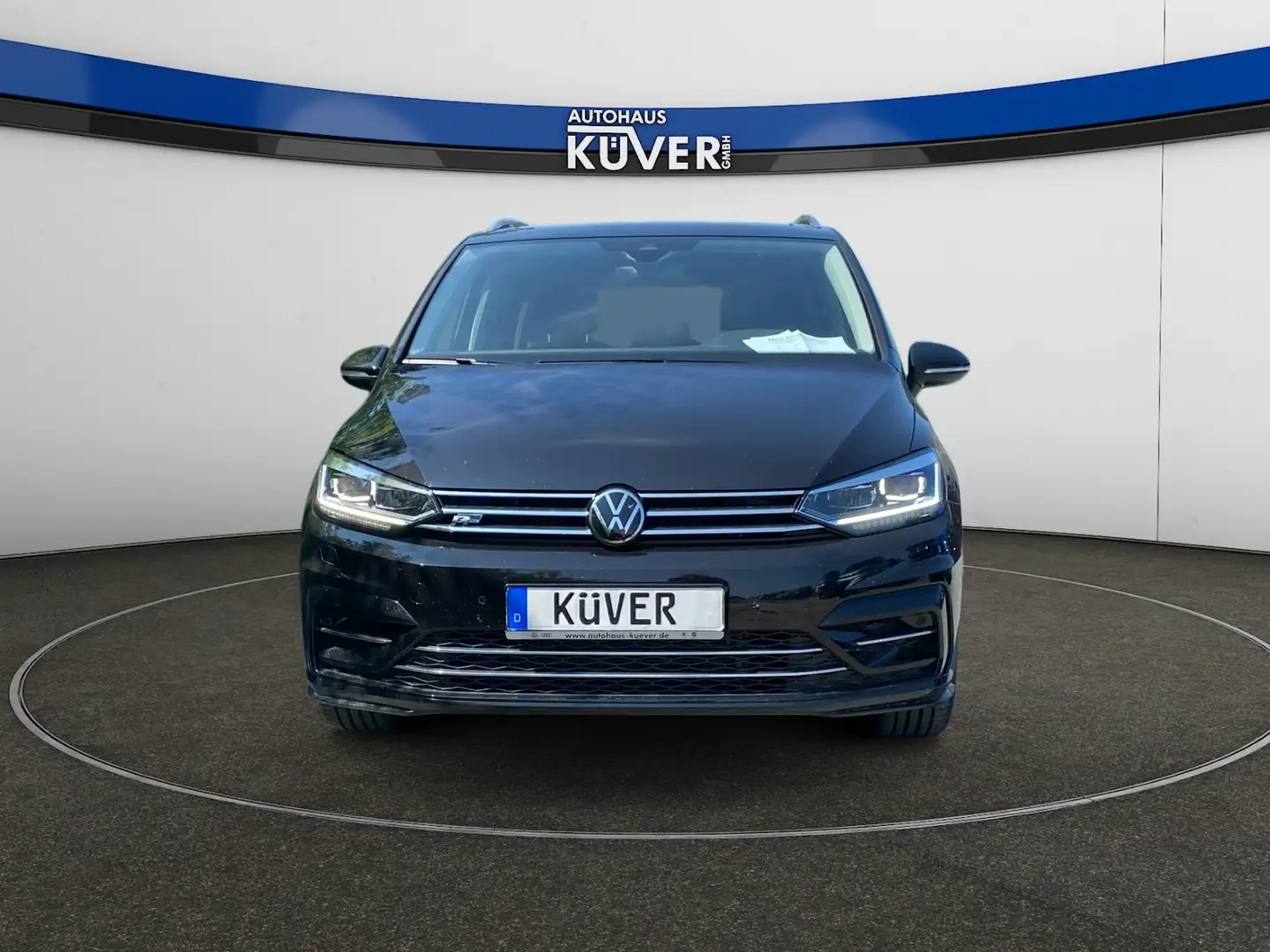 Volkswagen Touran R-Line 2,0 TDI DSG Navi+ACC+AHK+Pano+7S Schwarz - 2