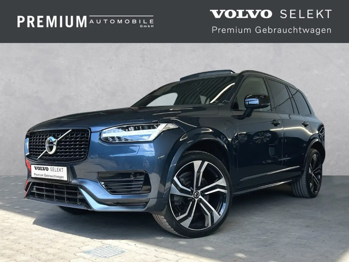 Volvo XC90 R Design Edition Recharge Plug-In Hybrid AWD T8 7- Blauw - 1