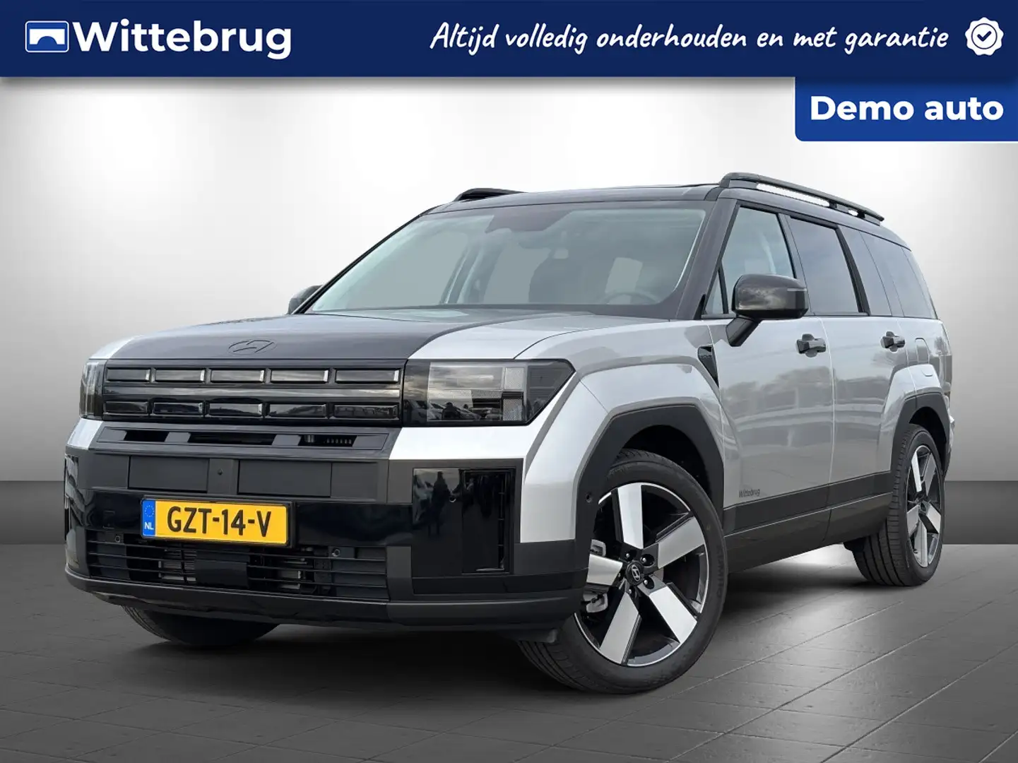 Hyundai SANTA FE 1.6 T-GDI HEV Premium Sky 7p. Volledig Hybride: Au Grijs - 1