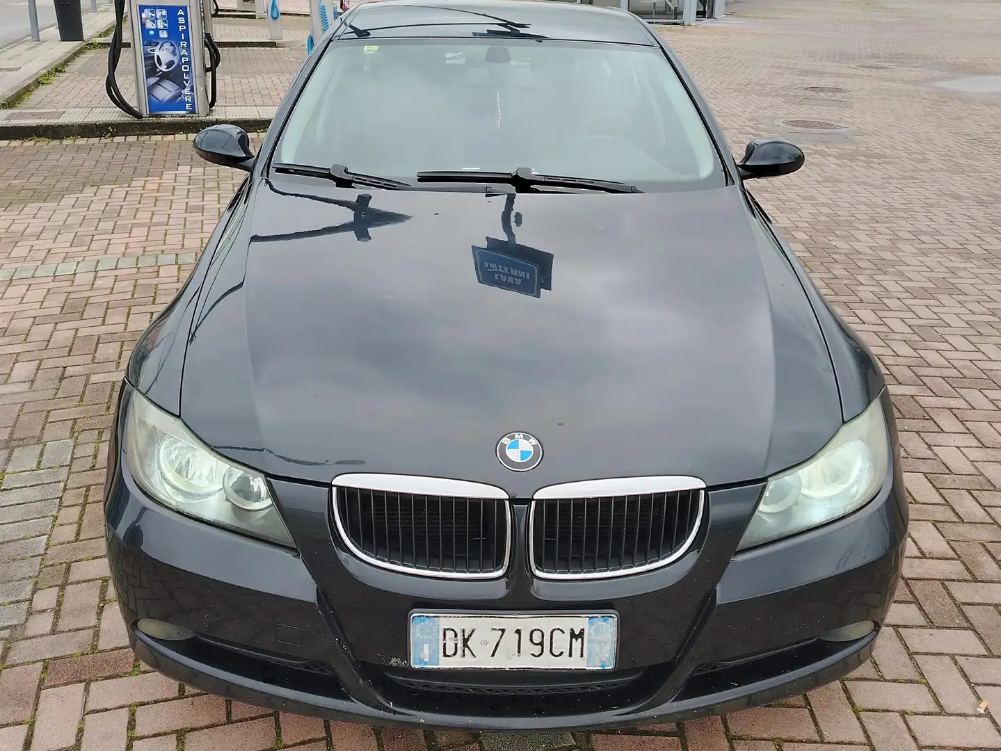 BMW 320 Serie 3 E91 Touring 320d Touring Futura Fekete - 1