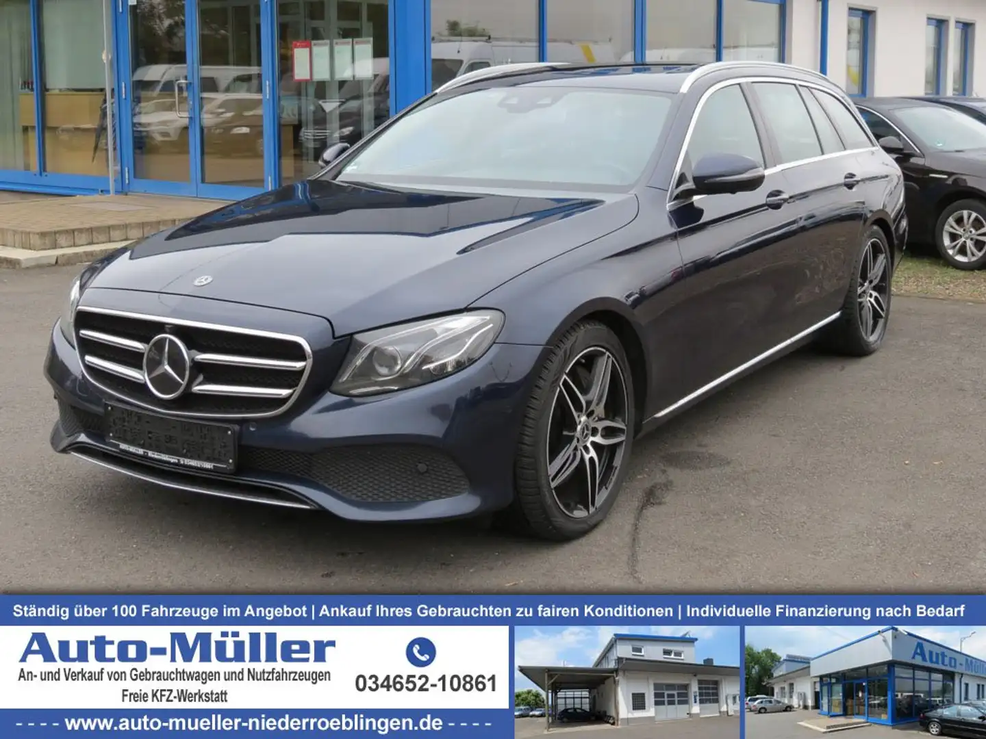 Mercedes-Benz E 350 d T Avantgarde AMG-LMF Widescreen Comand ACC AHK Синий - 1