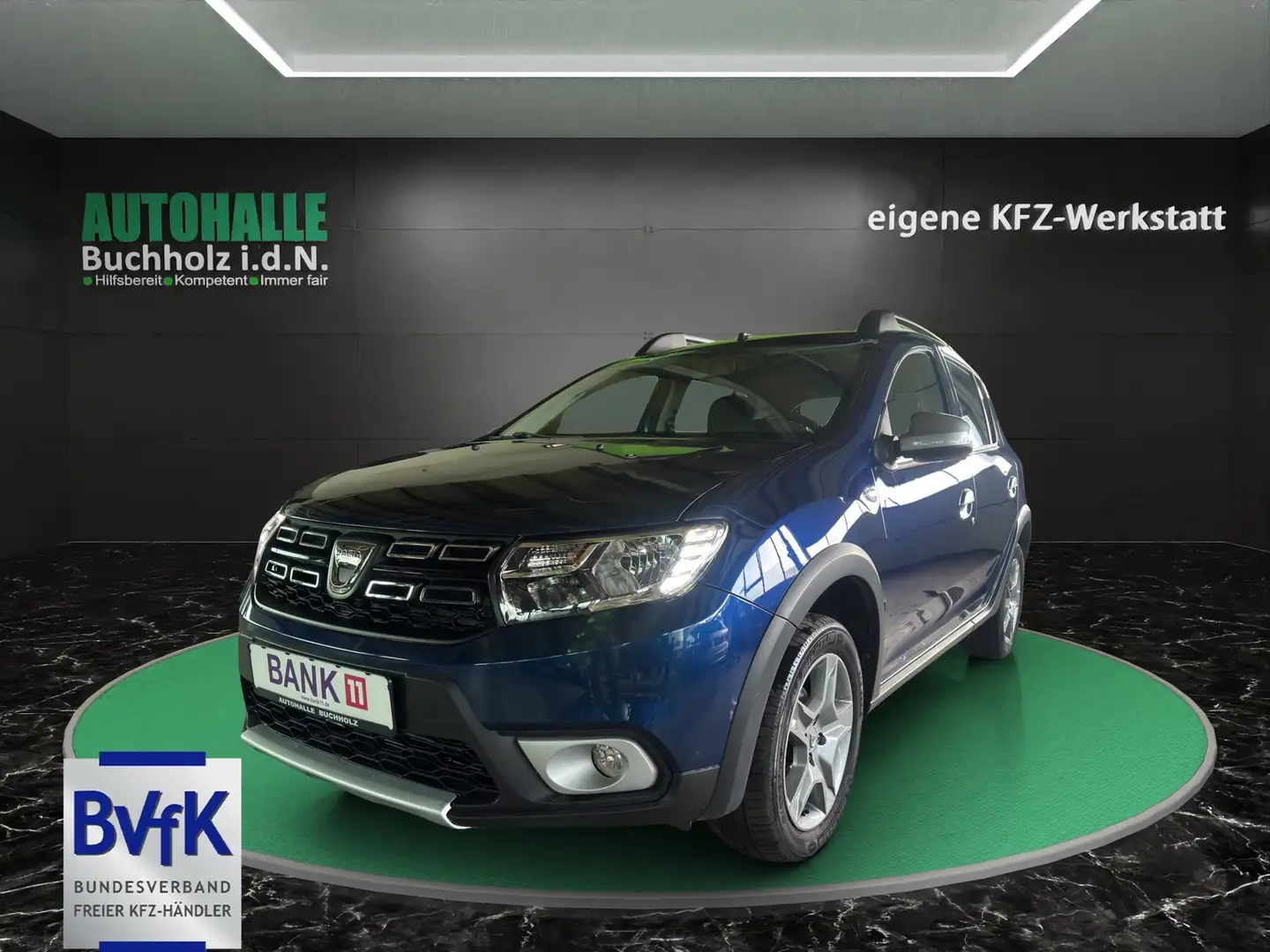 Dacia Sandero II 1.5 TdCi 90 eco Stepway Prestige KLIMA~TEMPO~AL Blau - 1