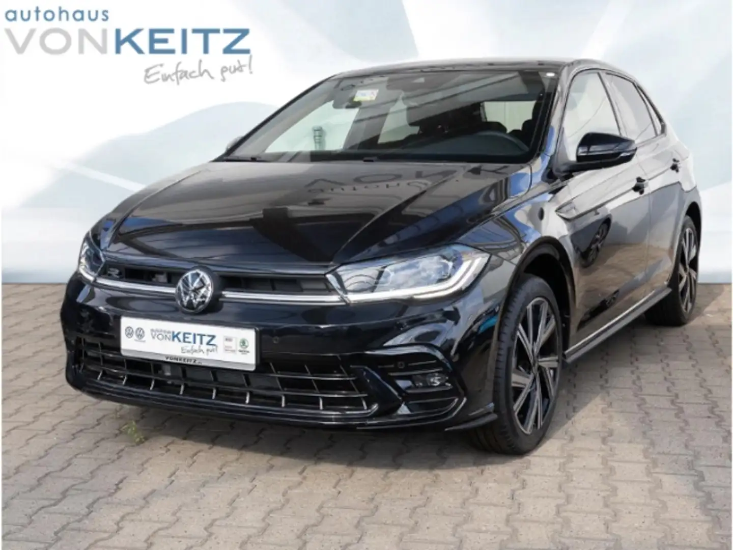 Volkswagen Polo R-Line 1.0 TSI Sportpaket Navi Digitales Cockpit L Schwarz - 1