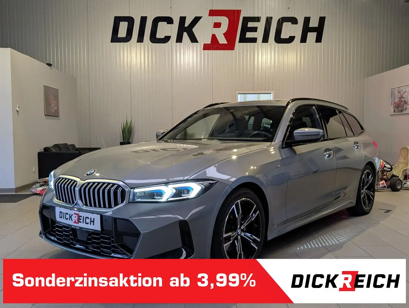 BMW 320 d M-Sport Ad-LED ACC Comfort Kamera Pano AHK Grau - 1
