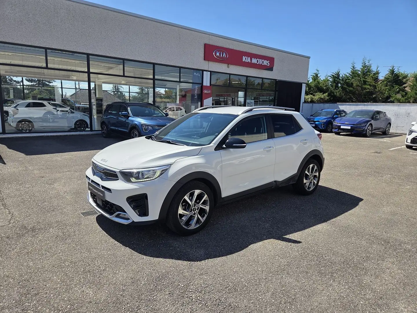 Kia Stonic 1.0 T-GDI 120CH MHEV GT LINE DCT7 Blanc - 1