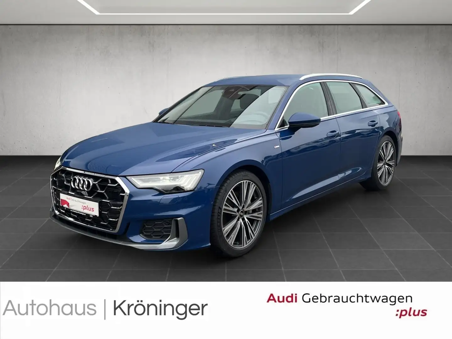 Audi A6 Avant 45 TFSI quattro S line HUD HD-Matrix Blau - 1