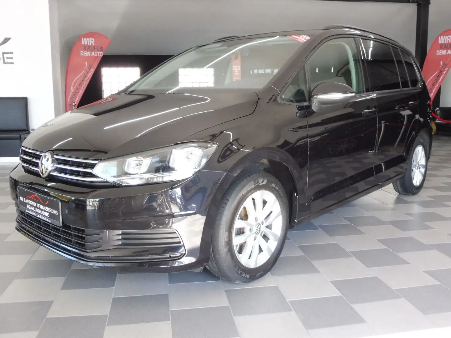 Volkswagen Touran 1.6 TDI Comfortline DSG/ACC/NAV/SHZ/PDC Schwarz - 2
