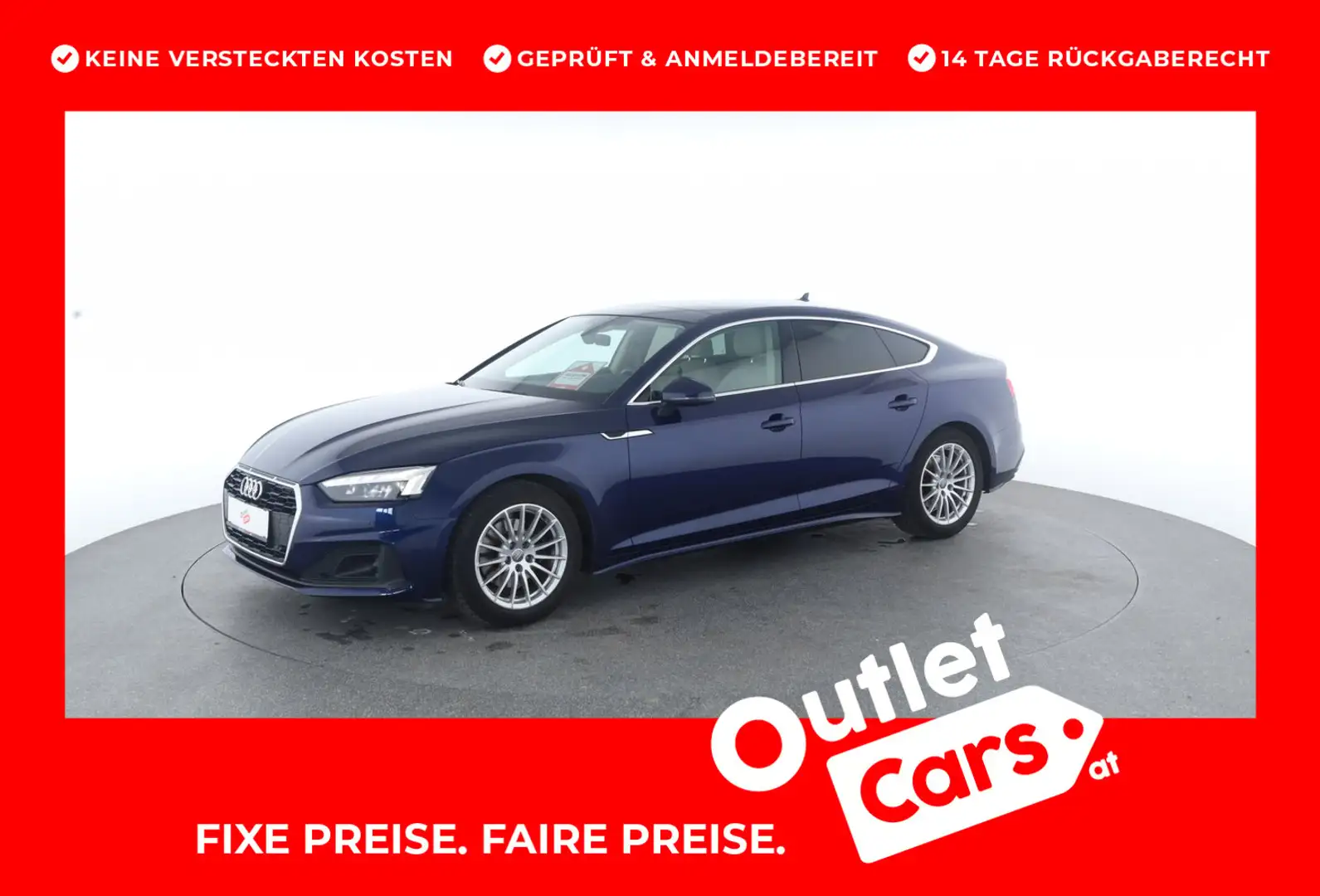 Audi A5 35 TDI Blau - 1