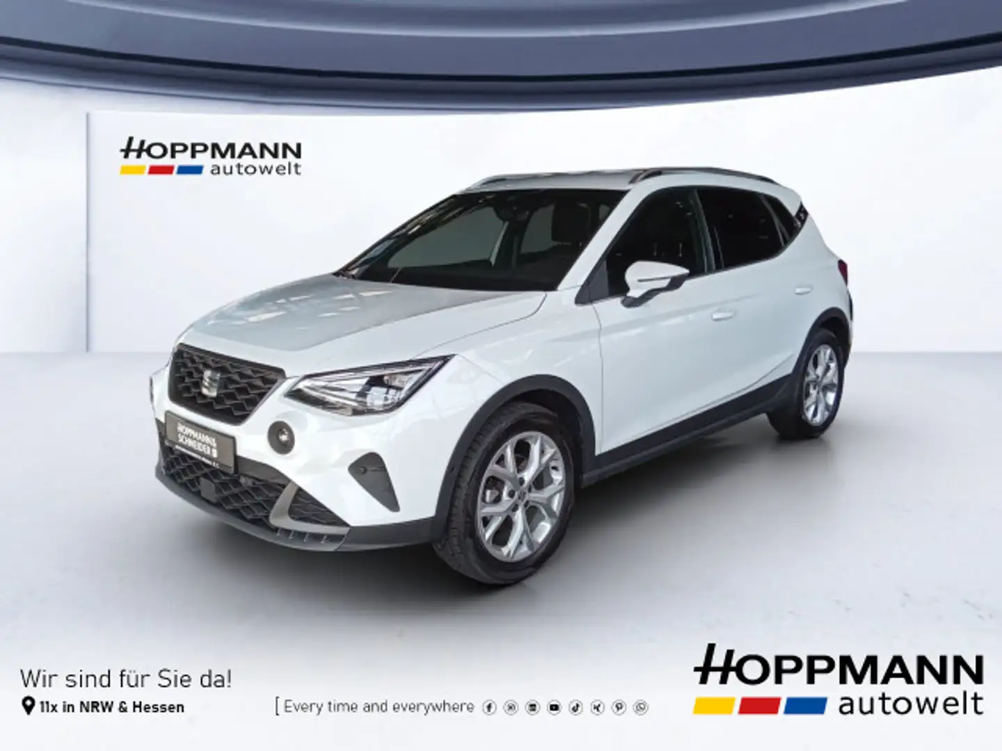 SEAT Arona FR-Line 115 PS, Automatik, Rückfahrkamera Blanc - 1