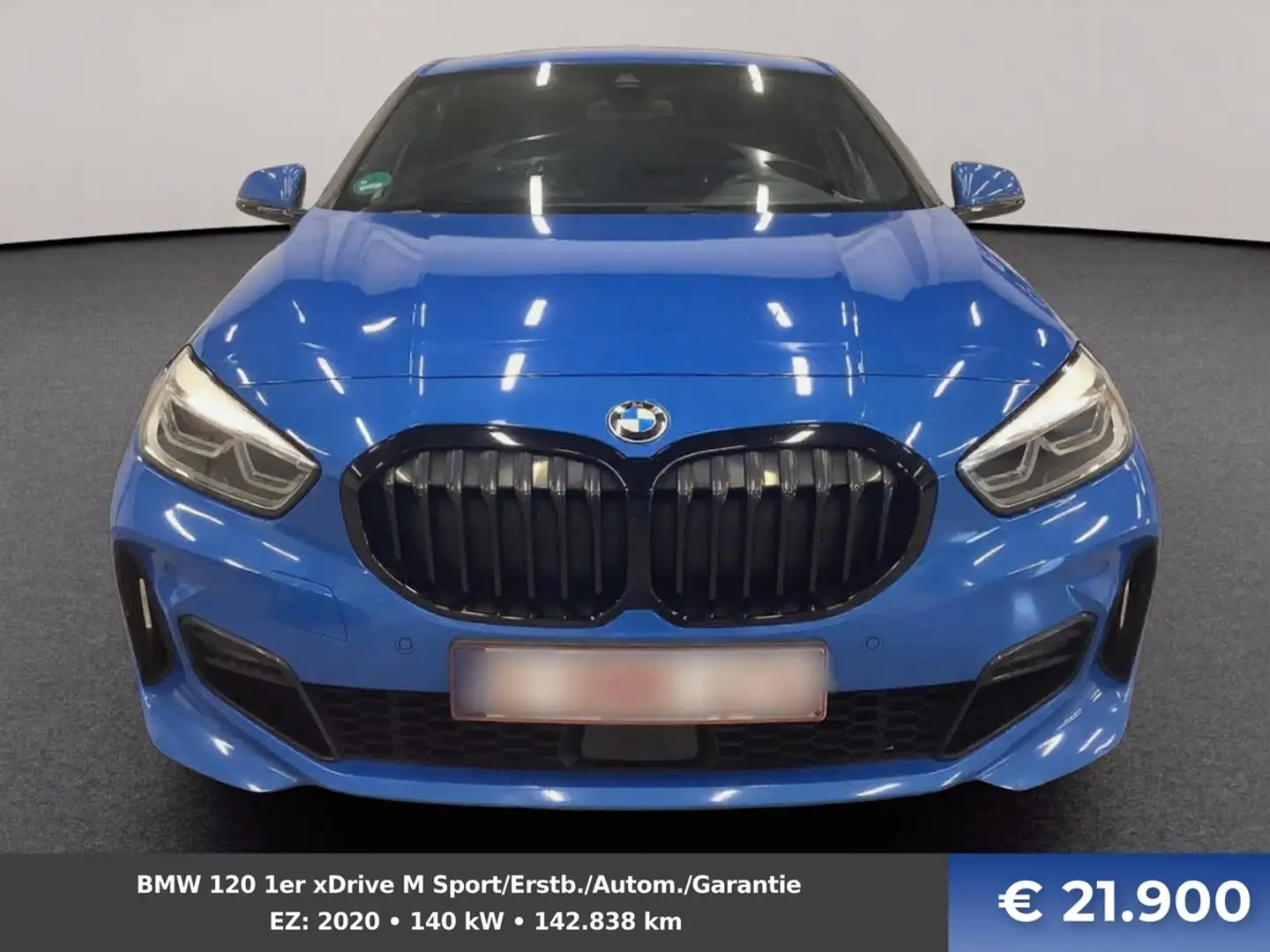 BMW 120 1er xDrive M Sport/Erstb./Autom./Garantie Blau - 2