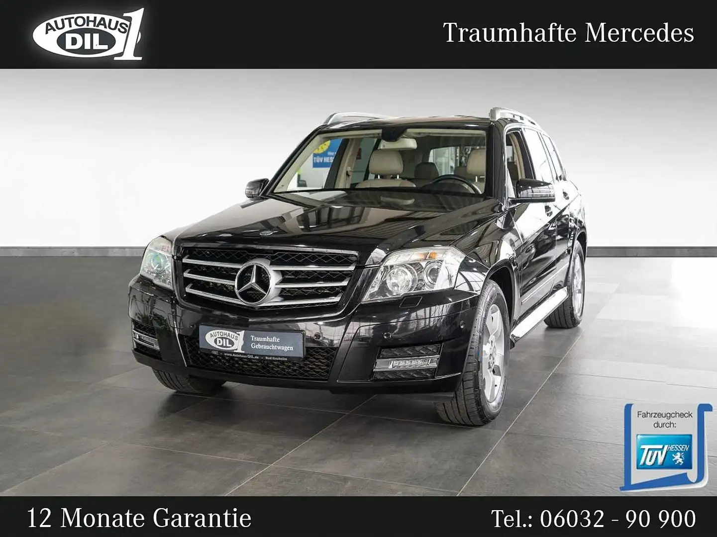 Mercedes-Benz GLK 350 CDI DPF 4Matic *Sport-Paket* NAVI Negro - 1