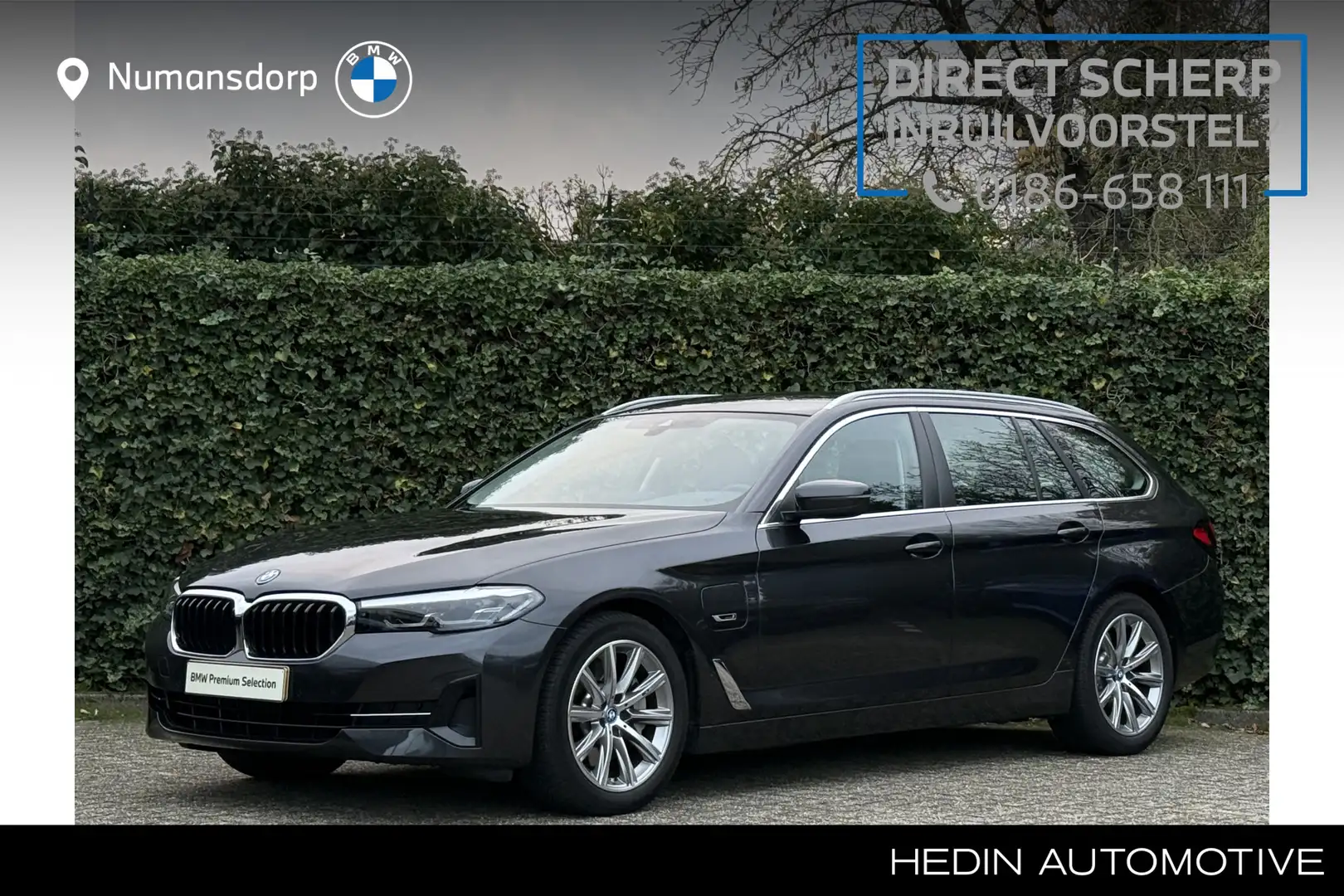 BMW 530 5-serie Touring 530e | Business | Navi Prof | 3 zo Grau - 1