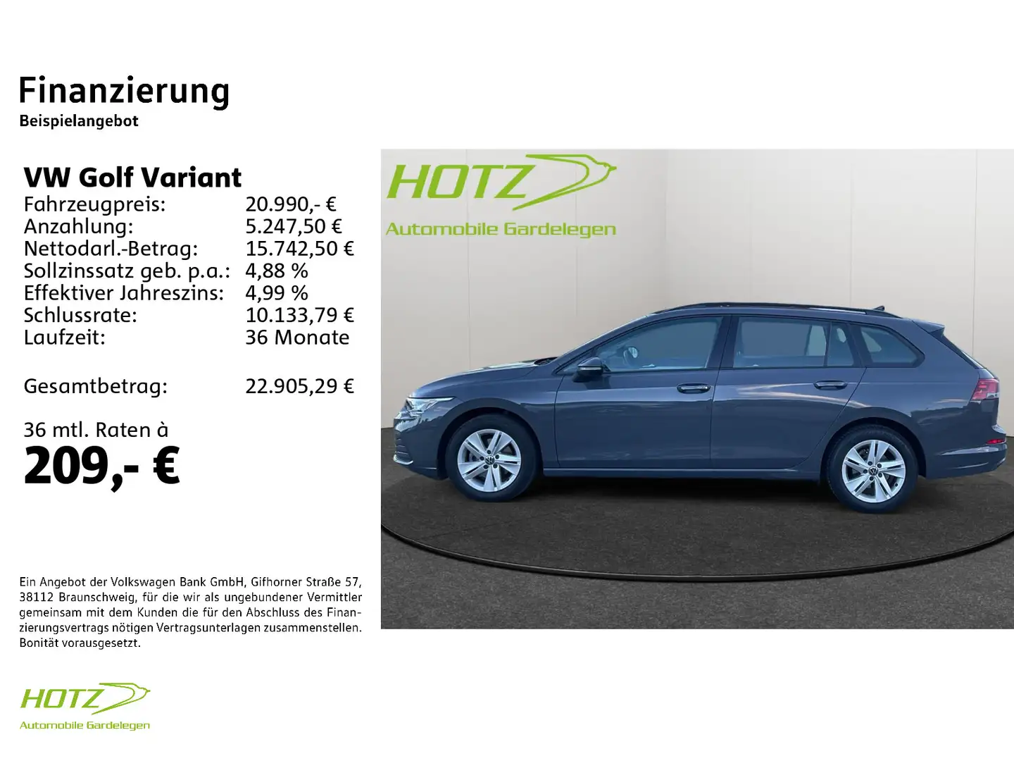 Volkswagen Golf Variant Golf VIII Variant 1.5 eTSI DSG Life Grigio - 2