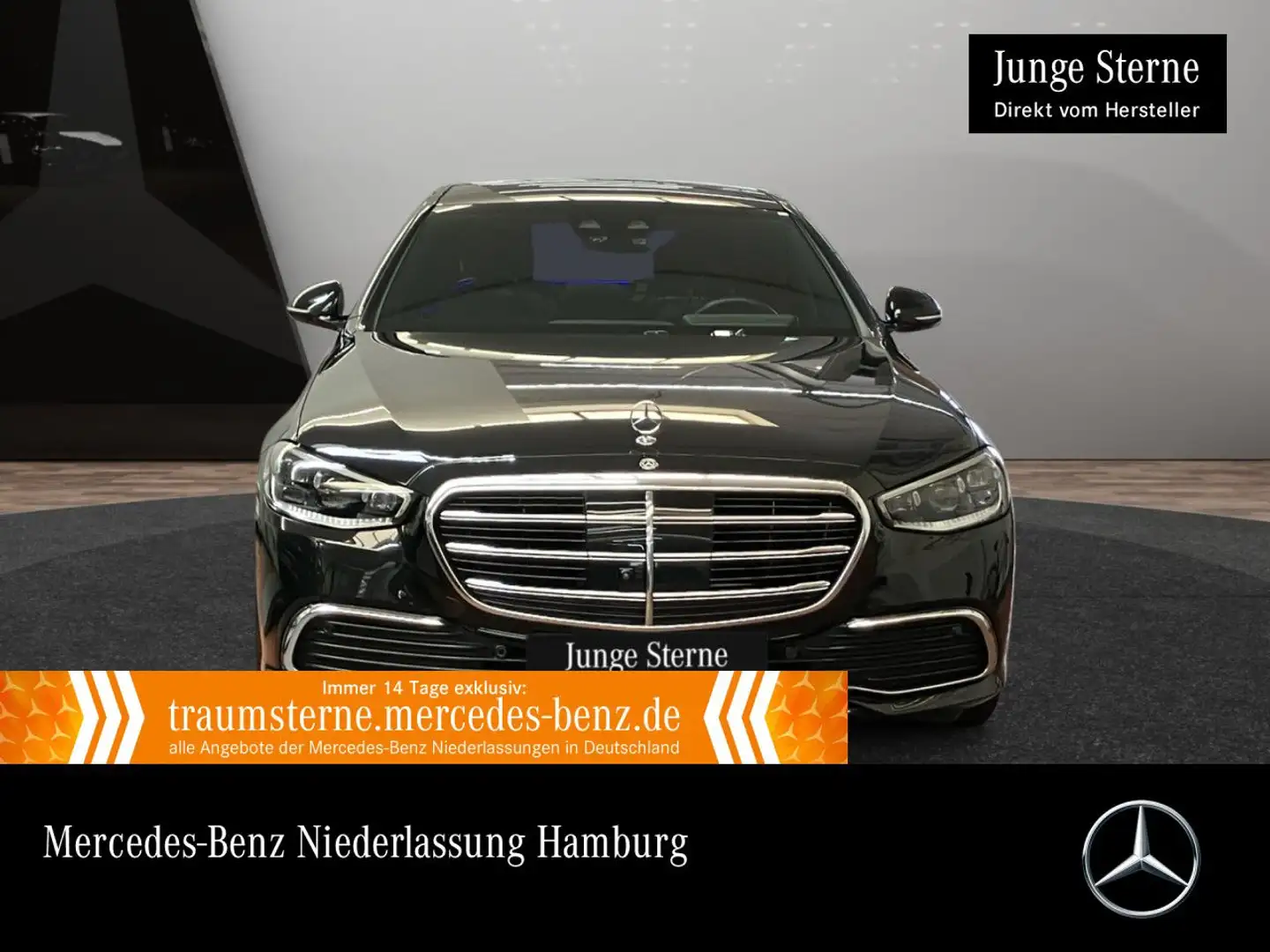 Mercedes-Benz S 400 d L 4M PANO+DIGITAL-L+BURMESTER3D+FAHRASS Schwarz - 1
