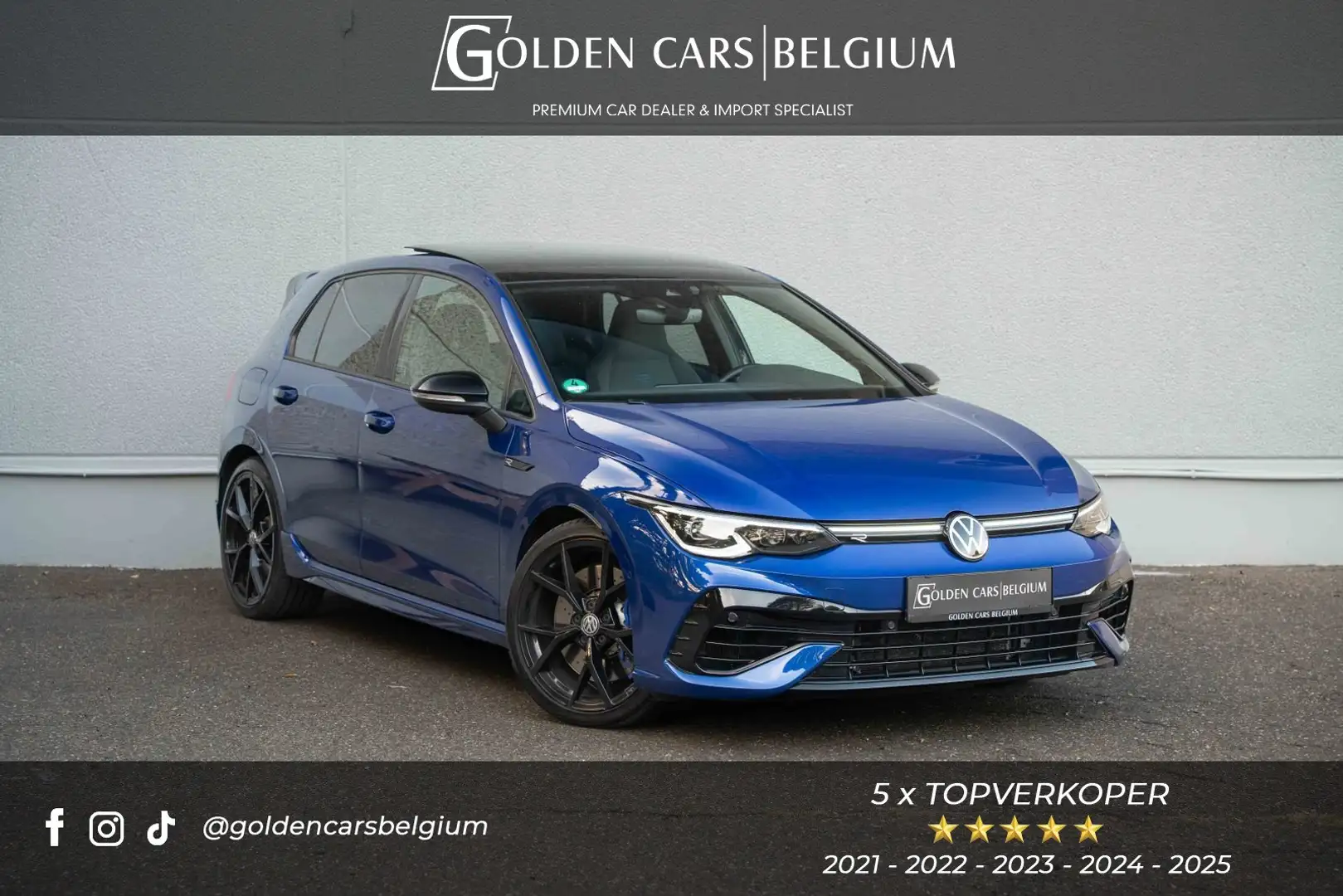 Volkswagen Golf R 4MOTION PANO/MATRIX/AKRA/ACC/DCC/H&K/PERFORMANCE Azul - 1