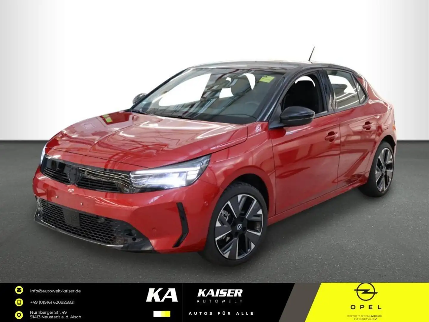 Opel Corsa F e GS*NAVI*KAMERA*DAB*LENKRADHZG*SITZHZG* Rouge - 2