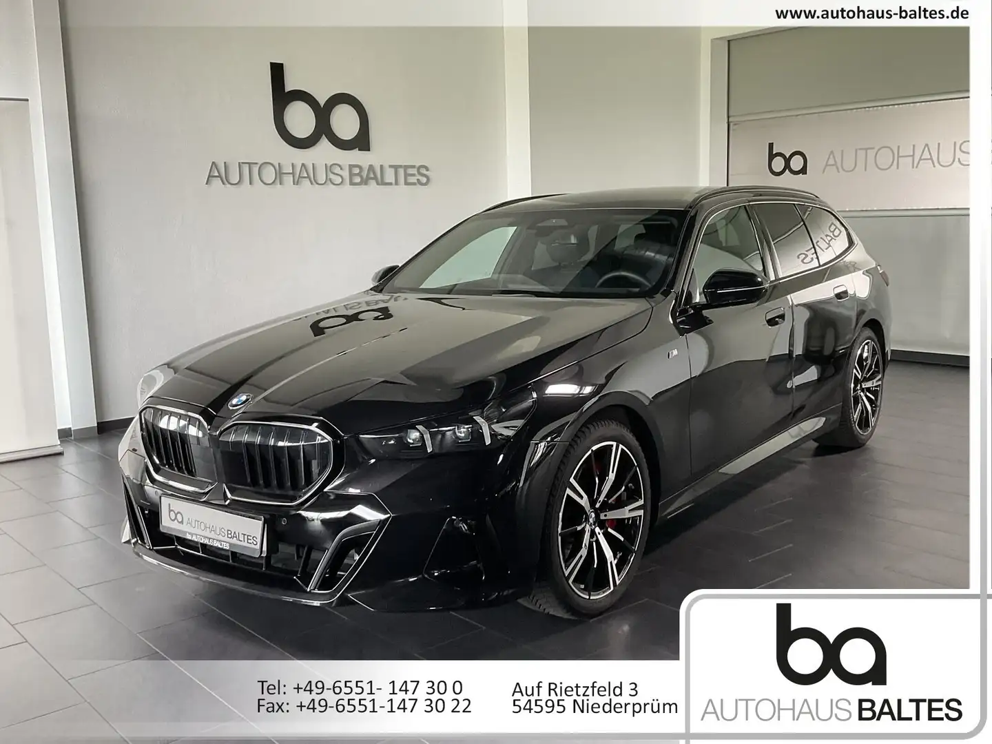 BMW 540 540d xDrive Touring M Sport Pro 20"/Pano/ACC/AHK Noir - 1