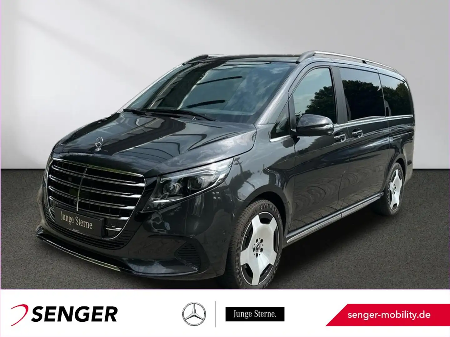 Mercedes-Benz V 300 d Exclusive 4x4 lang AIRMATIC Pano 360° AHK Gris - 1
