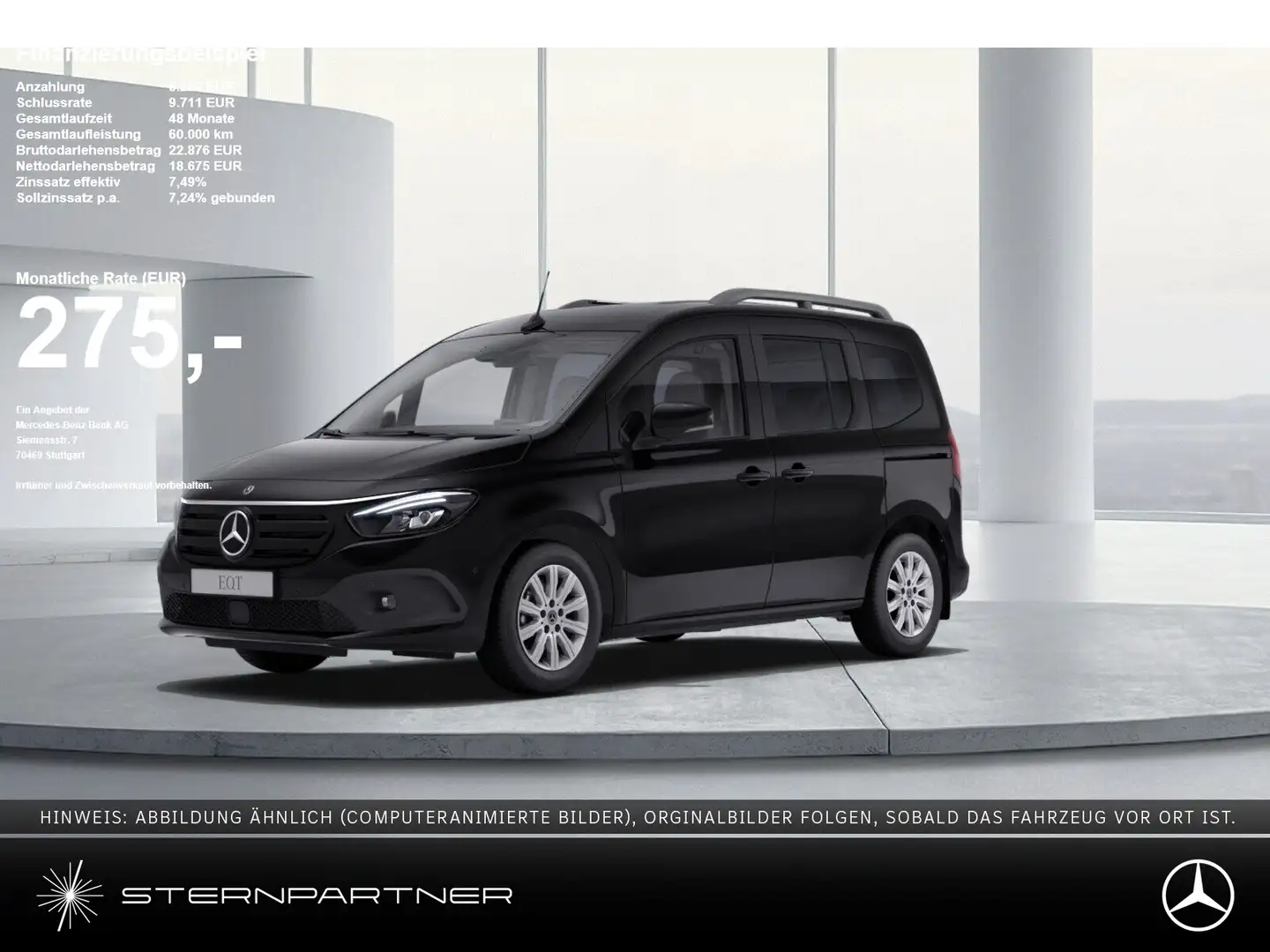 Mercedes-Benz EQT 200 Standard Lenkradheizung+LED+Navi+Kamera Schwarz - 1