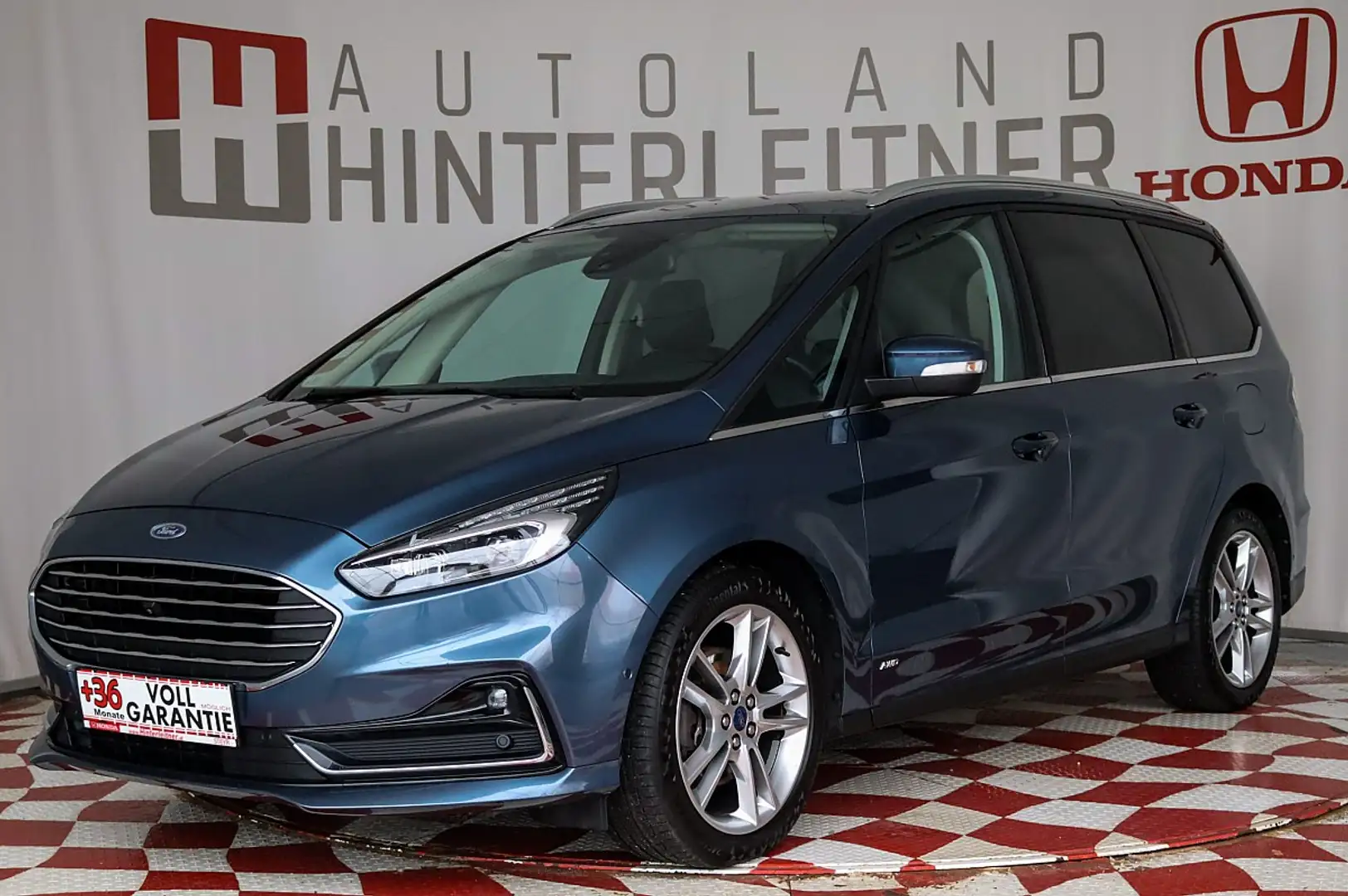 Ford Galaxy Titanium AWD netto 23.300.- LED NAVI KAMERA AHV... Blau - 1
