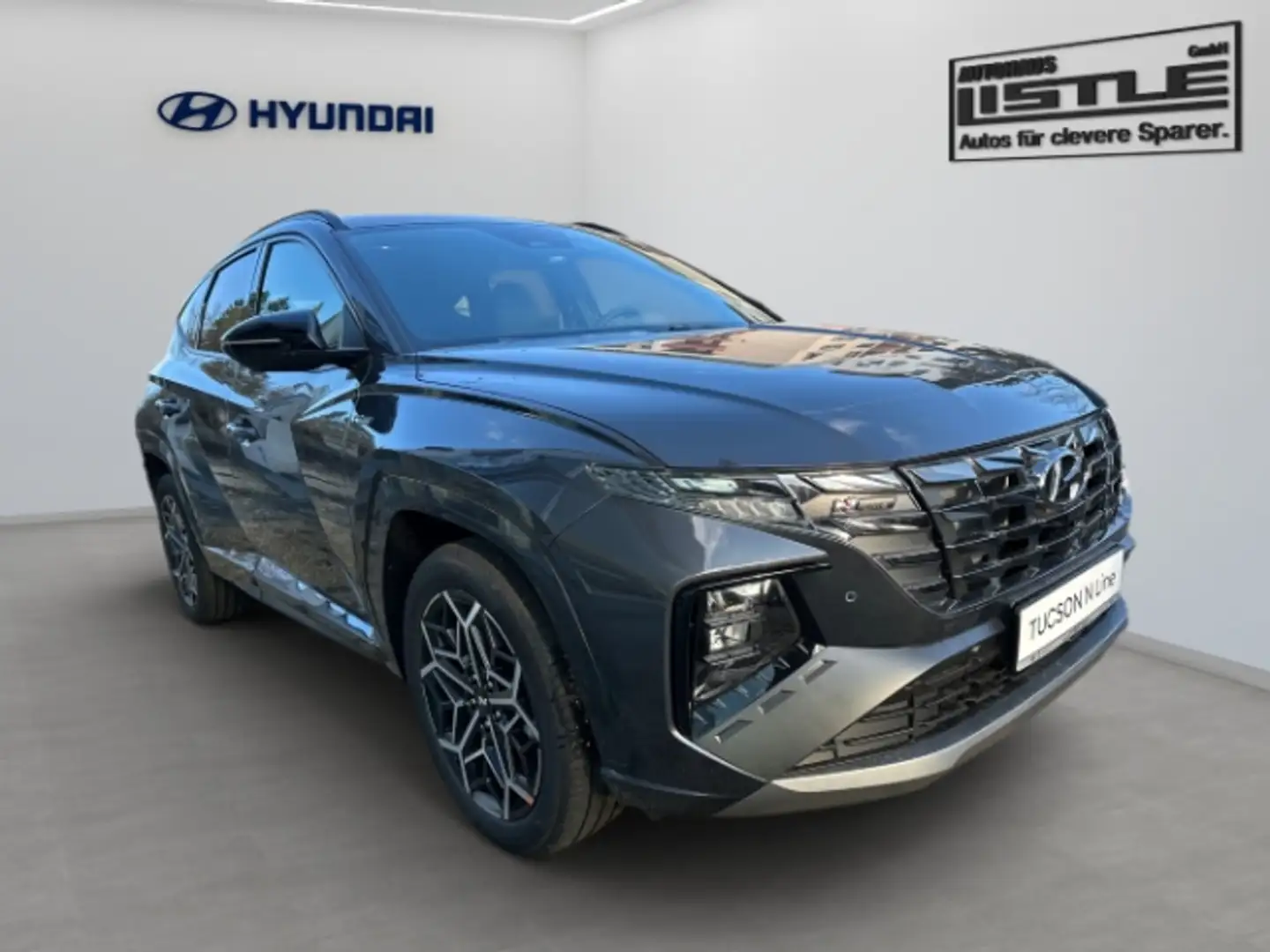 Hyundai TUCSON Hybrid 2WD N LINE-Paket Navi Voll-LED Teilleder SH Gris - 2