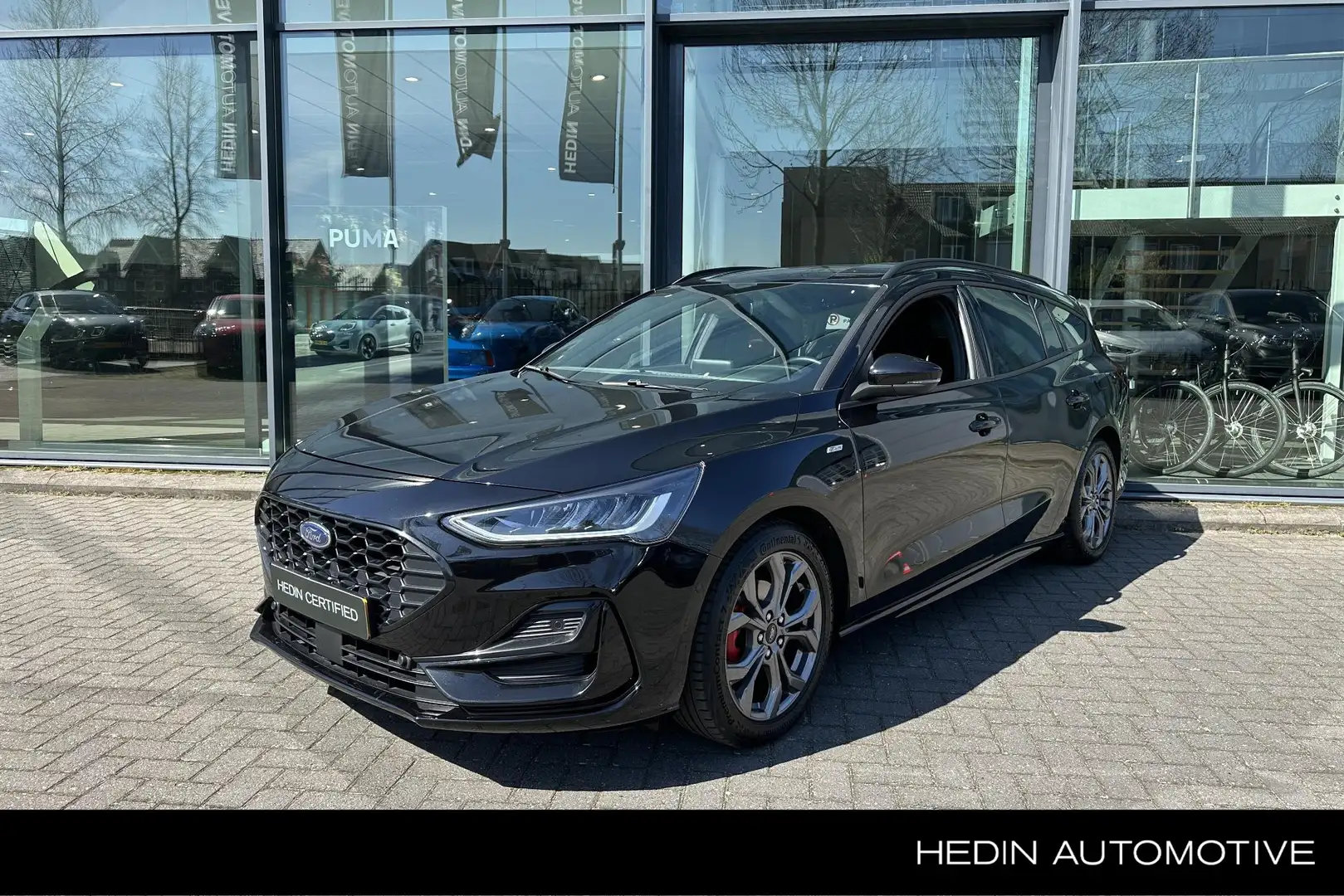 Ford Focus Wagon 1.0 EcoBoost Hybrid ST Line Style | Navigati Zwart - 1