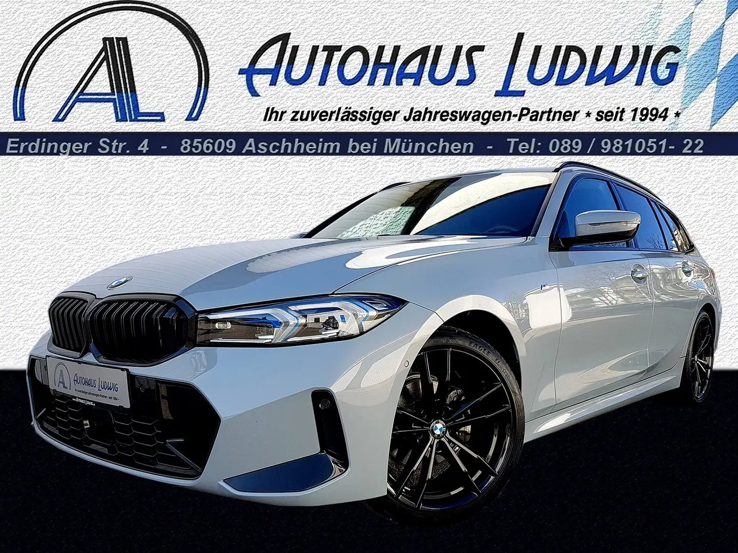 BMW 320 d xDrive*M-Sport*HUD*Driv-Professional*NP:74.500,- Grijs - 1