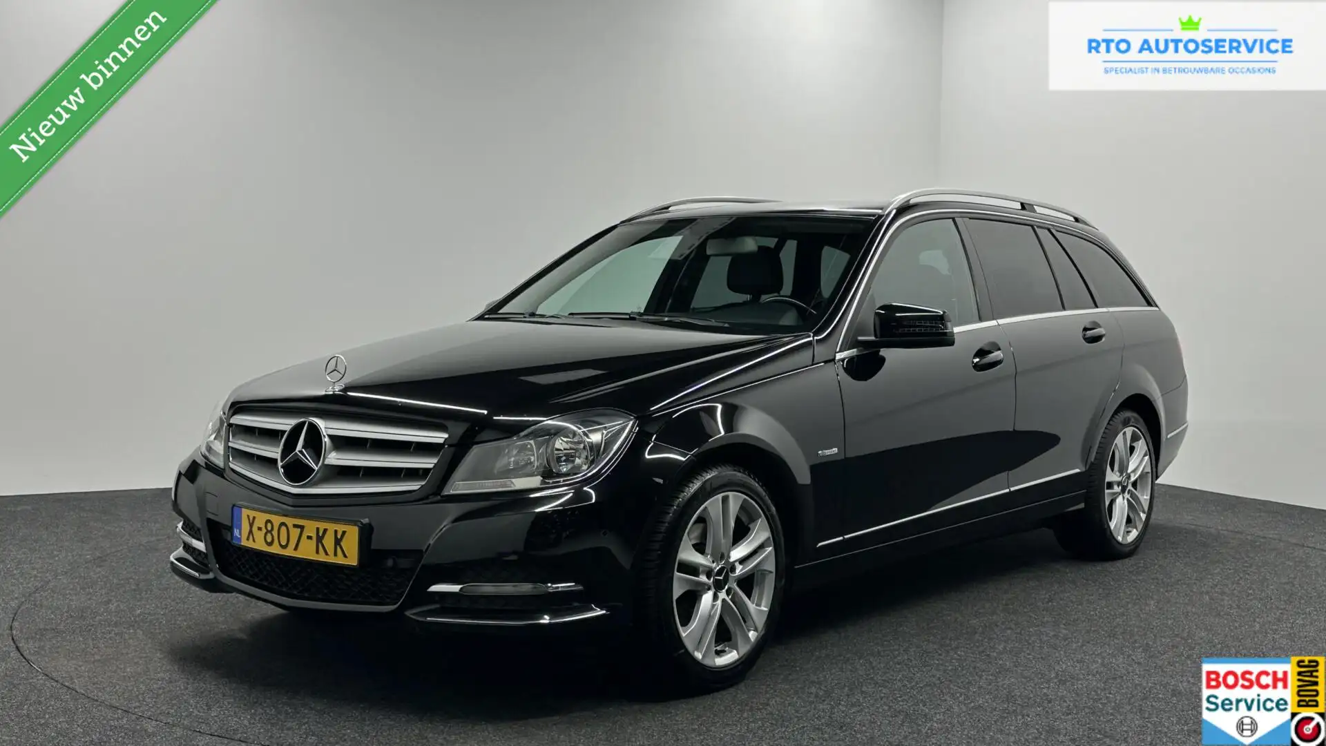 Mercedes-Benz C 180 Estate Business Class 125! Avantgarde NAVI LM CRUI Schwarz - 1