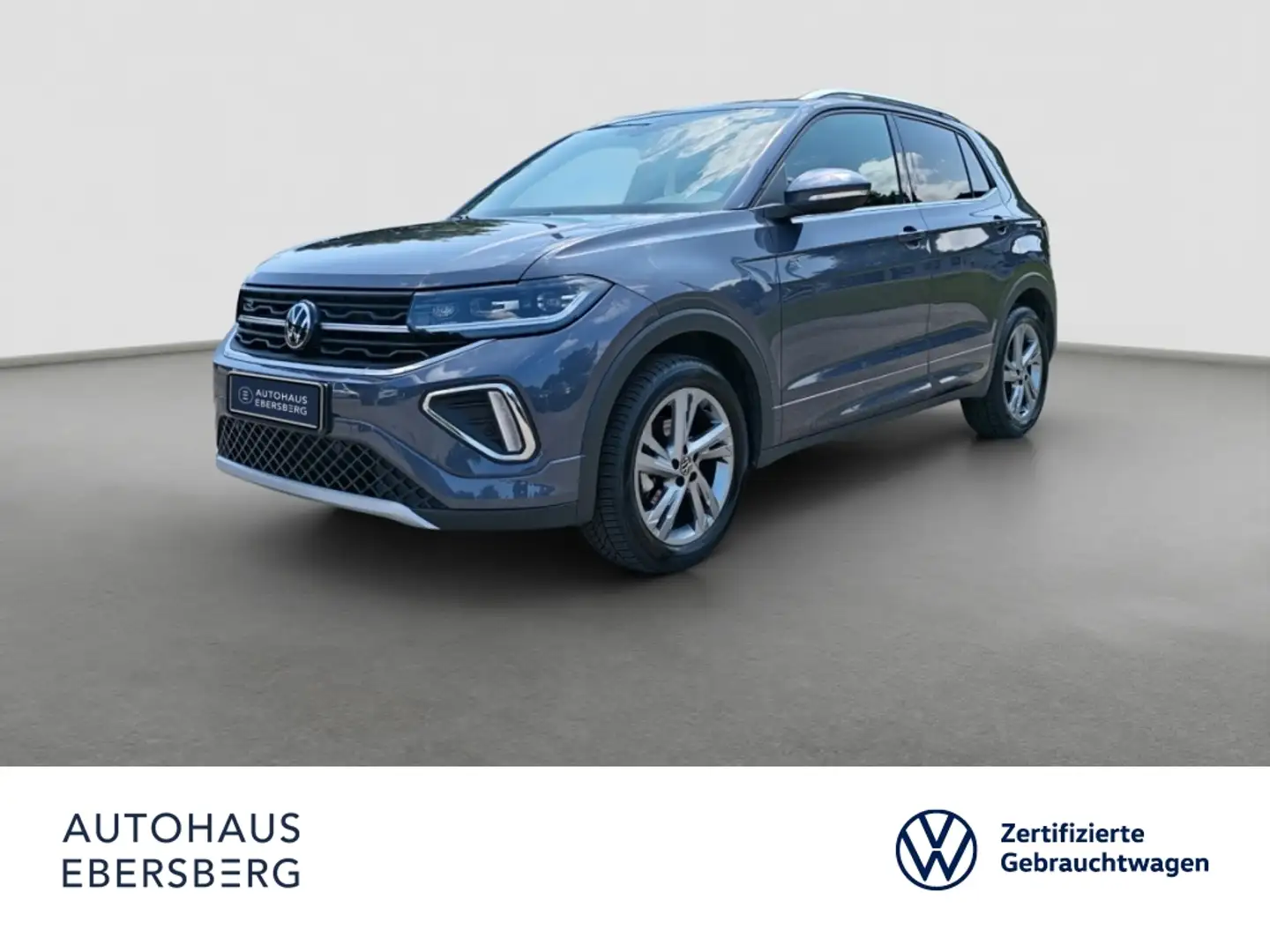 Volkswagen T-Cross R-Line 1.5 TSI Kamera AHK Travel Assist App Navi Grau - 1