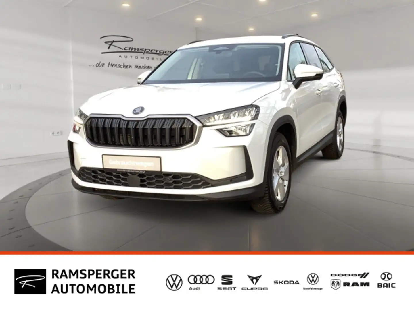 Skoda Kodiaq 2.0 TDI DSG Selection ACC LED Navi Kamera Weiß - 1