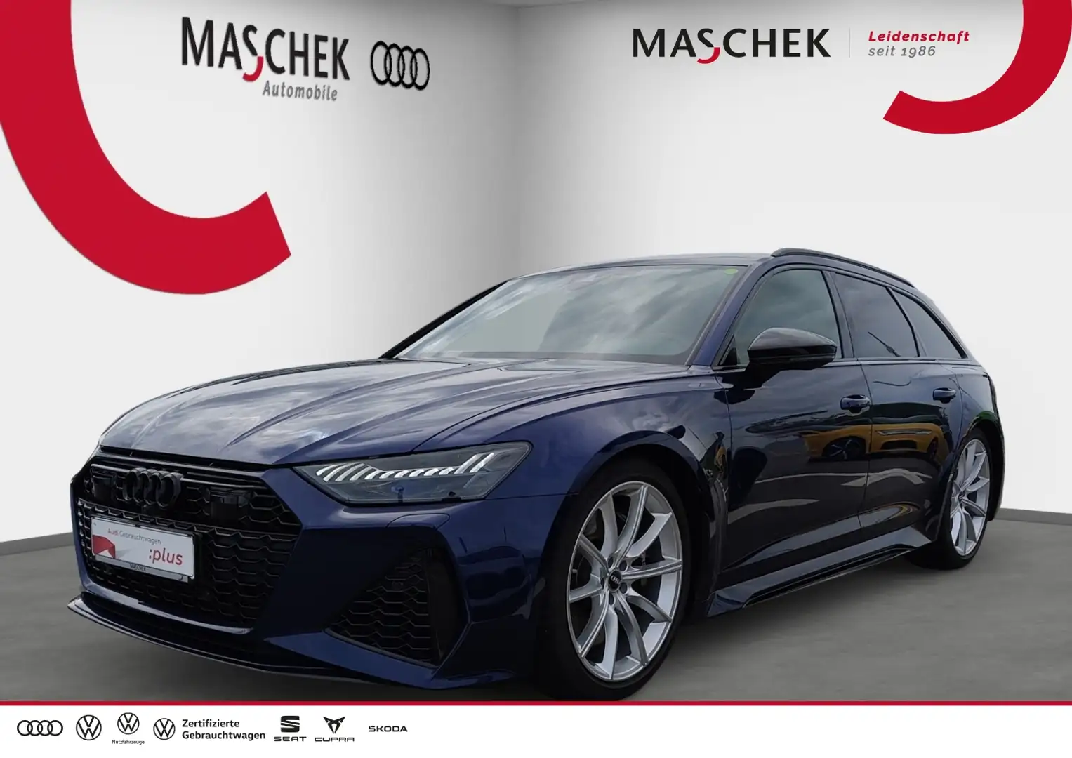Audi RS6 Avant AHK RS-AGA HD-Matrix ACC Memory Umgebungskam Blau - 1