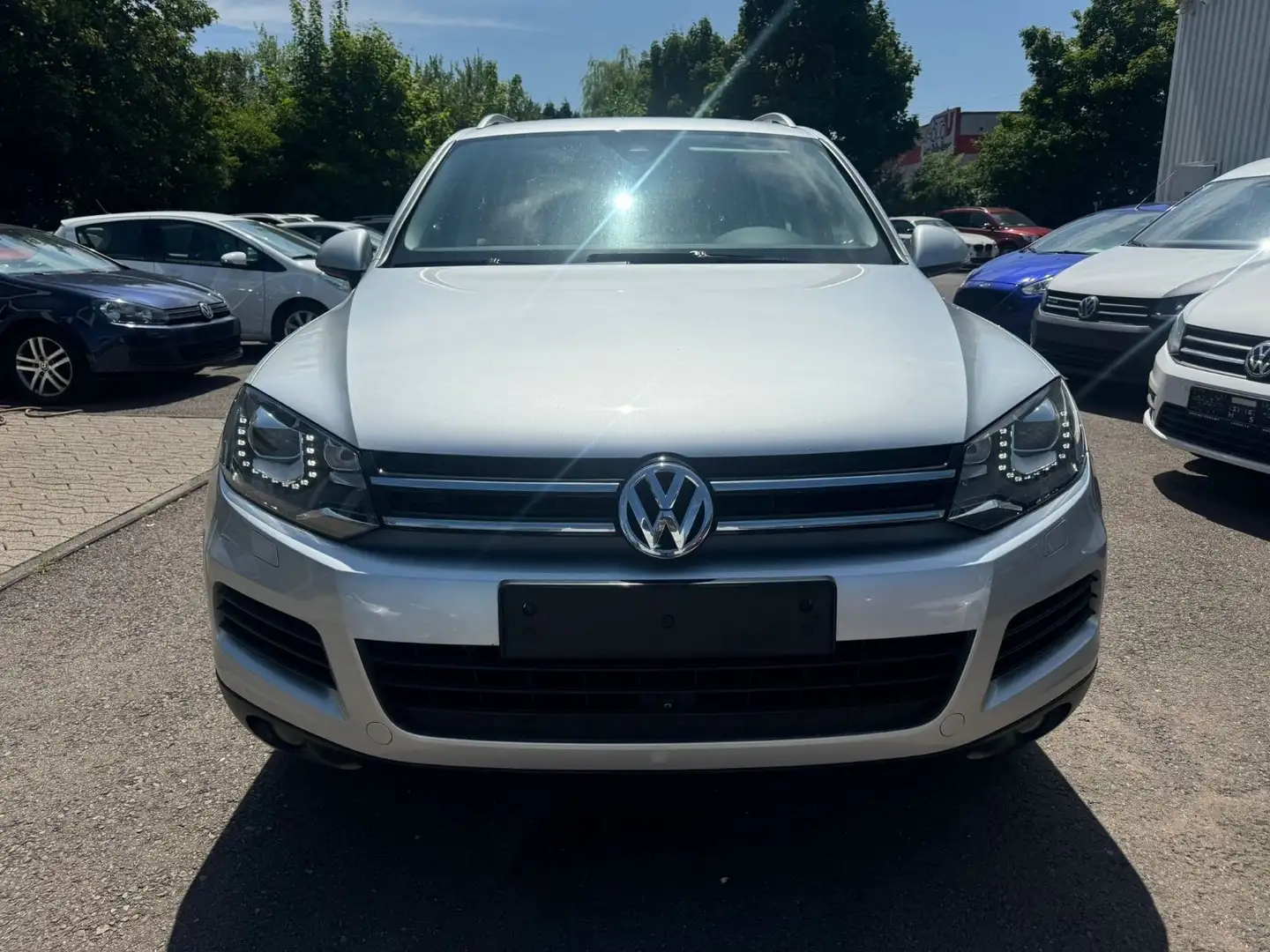 Volkswagen Touareg V6 TDI BMT Leder+Navi+AHK+Kamera Zilver - 2