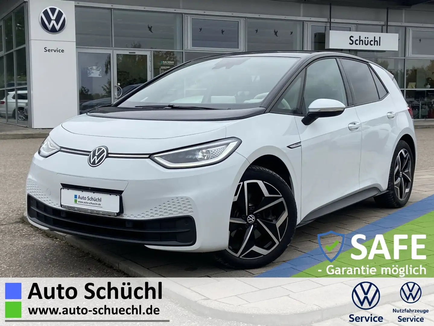 Volkswagen ID.3 PRO-S 19"+ASSISTENZPAKET-PLUS+5-SITZER+NAVI Weiß - 1