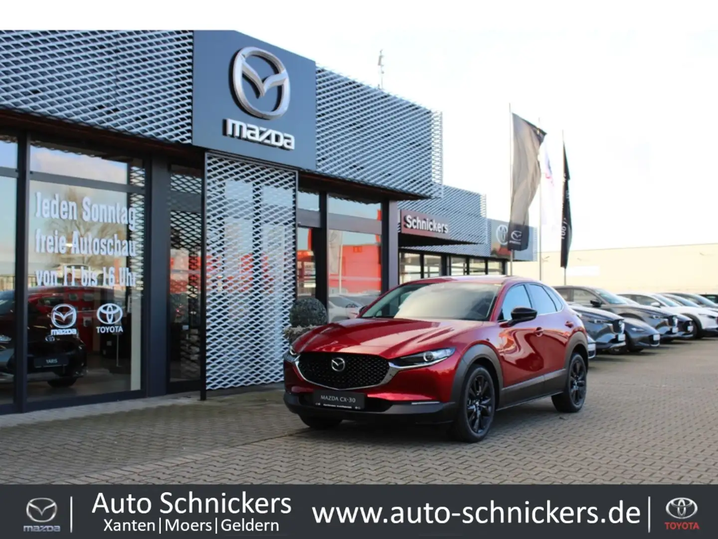 Mazda CX-30 SKYACTIV-X SOMO HOMURA+GJ-RÄDER !! Rot - 1