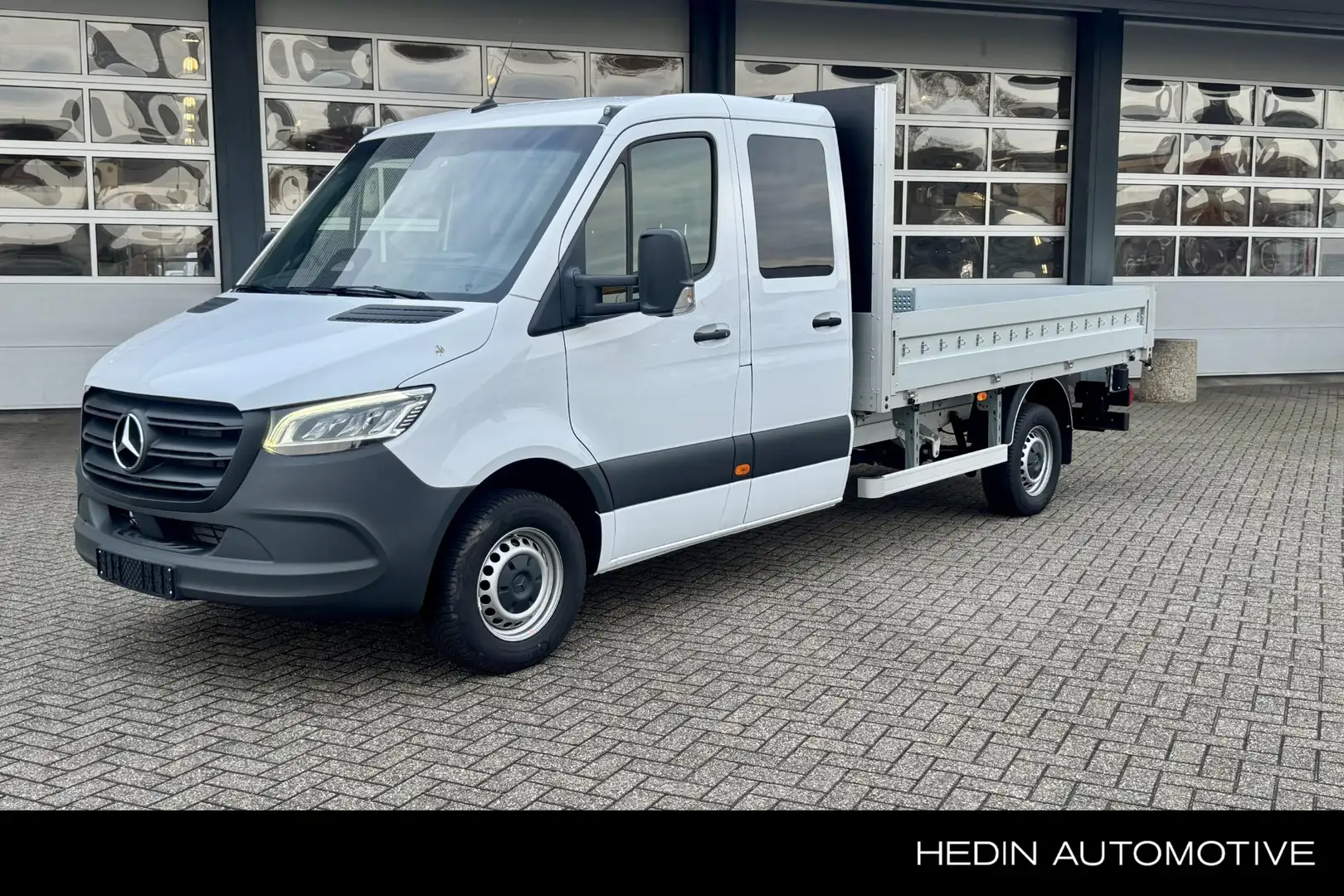 Mercedes-Benz Sprinter 317 L3 Automaat Dubbel-cabine Open Laadbak Pick-Up Blanc - 1