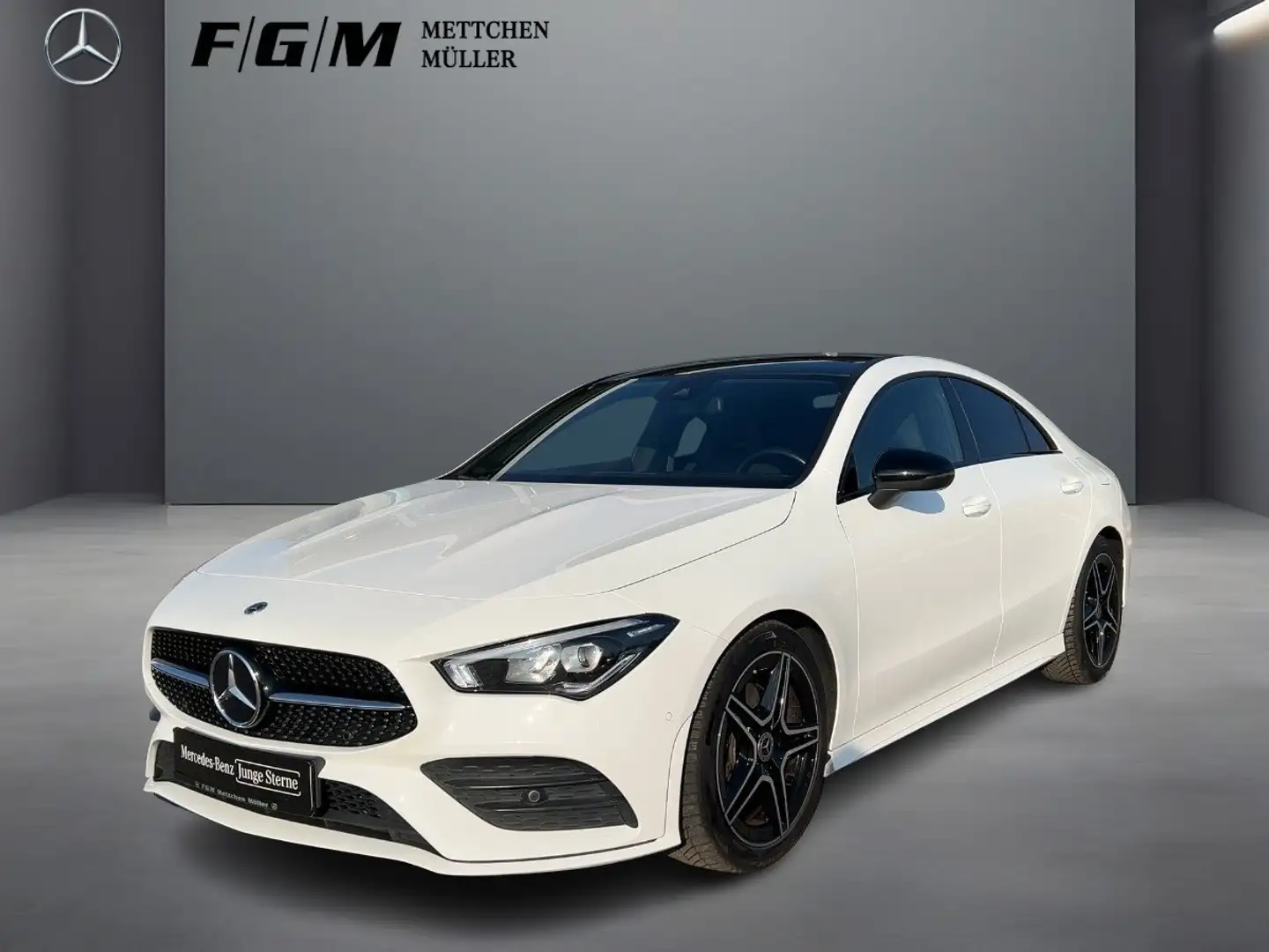 Mercedes-Benz CLA 220 d AMG Line LED|Night|Pano|Sitzhz|Carplay Weiß - 1