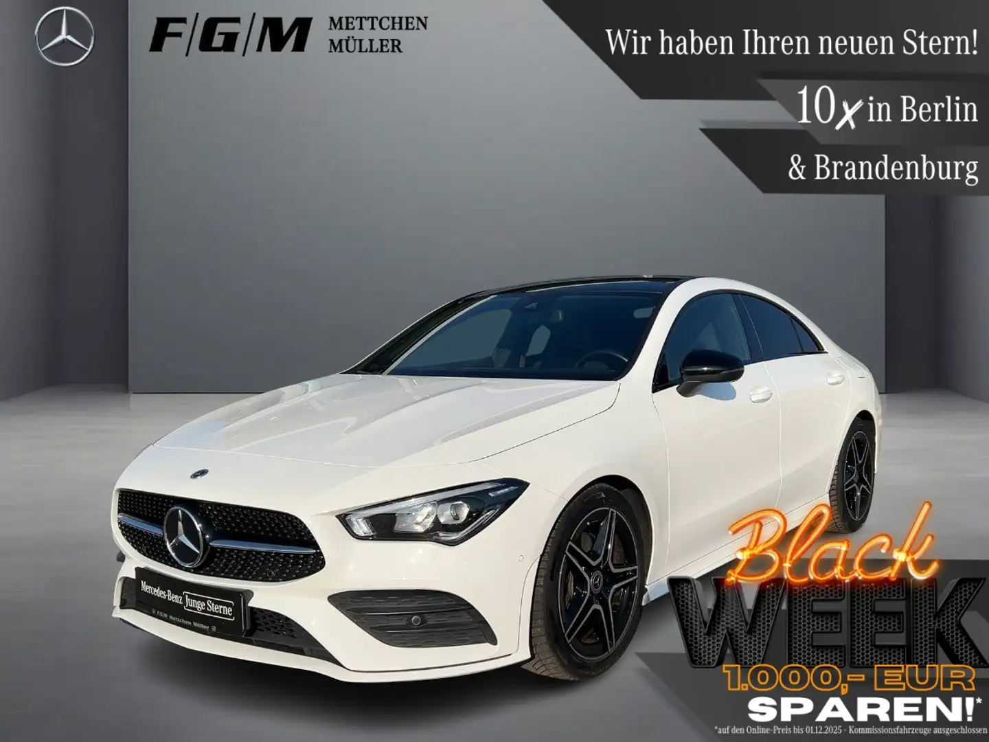 Mercedes-Benz CLA 220 d AMG Line LED|Night|Pano|Sitzhz|Carplay Blanc - 1