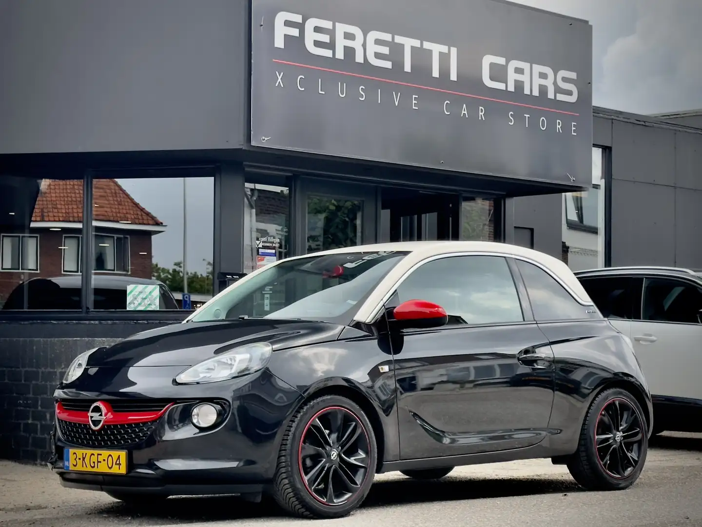 Opel Adam 1.4 SLAM TWO-TONE SPORT-LEDER NAVI AIRCO LED LMV P Zwart - 1