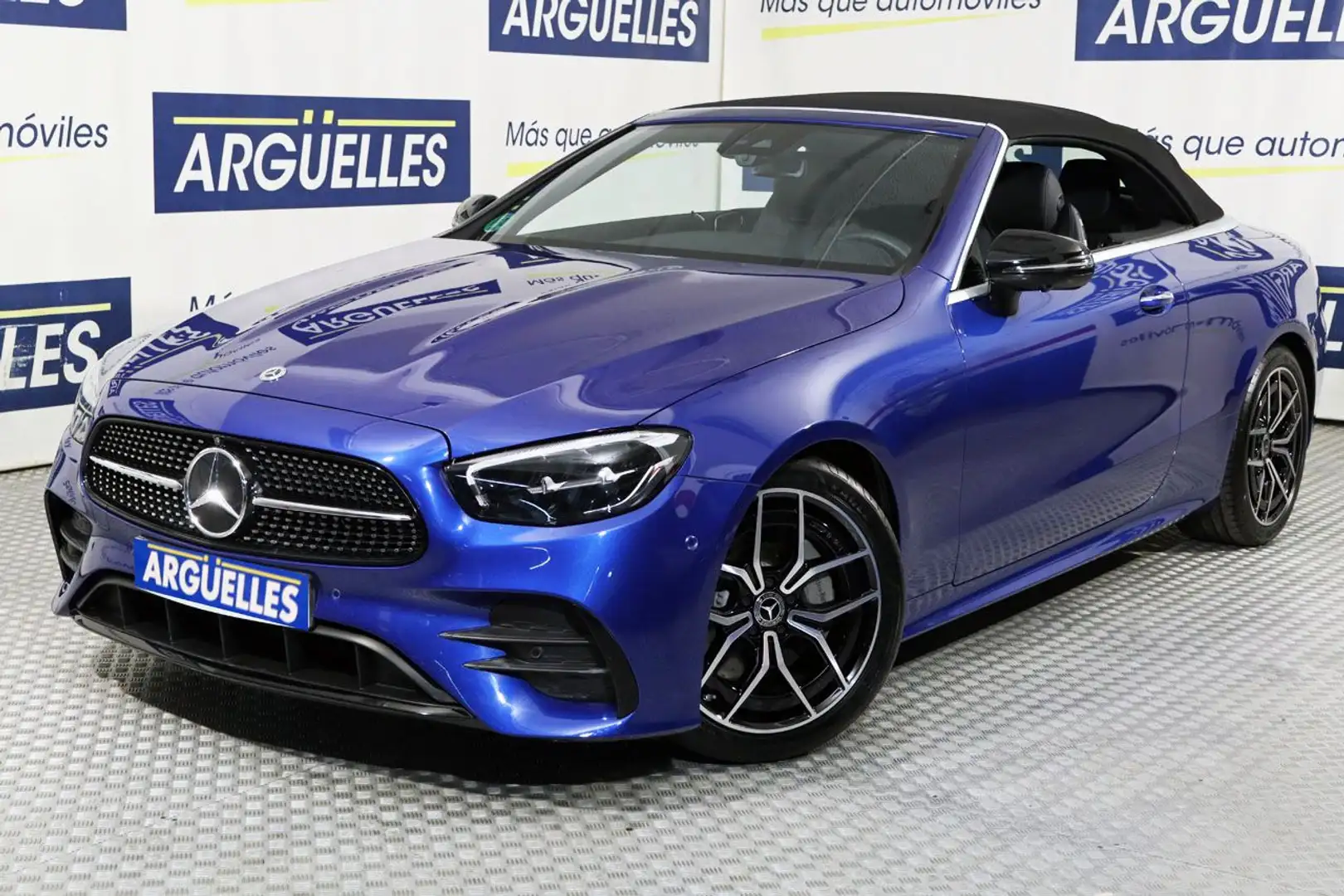 Mercedes-Benz E 220 d Cabrio Premium 195cv Azul - 2