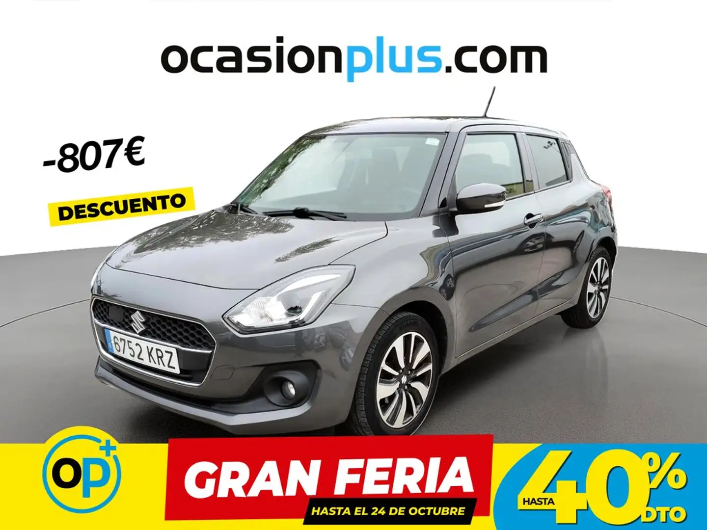 Suzuki Swift 1.2 Mild Hybrid EVAP GLX Gris - 1