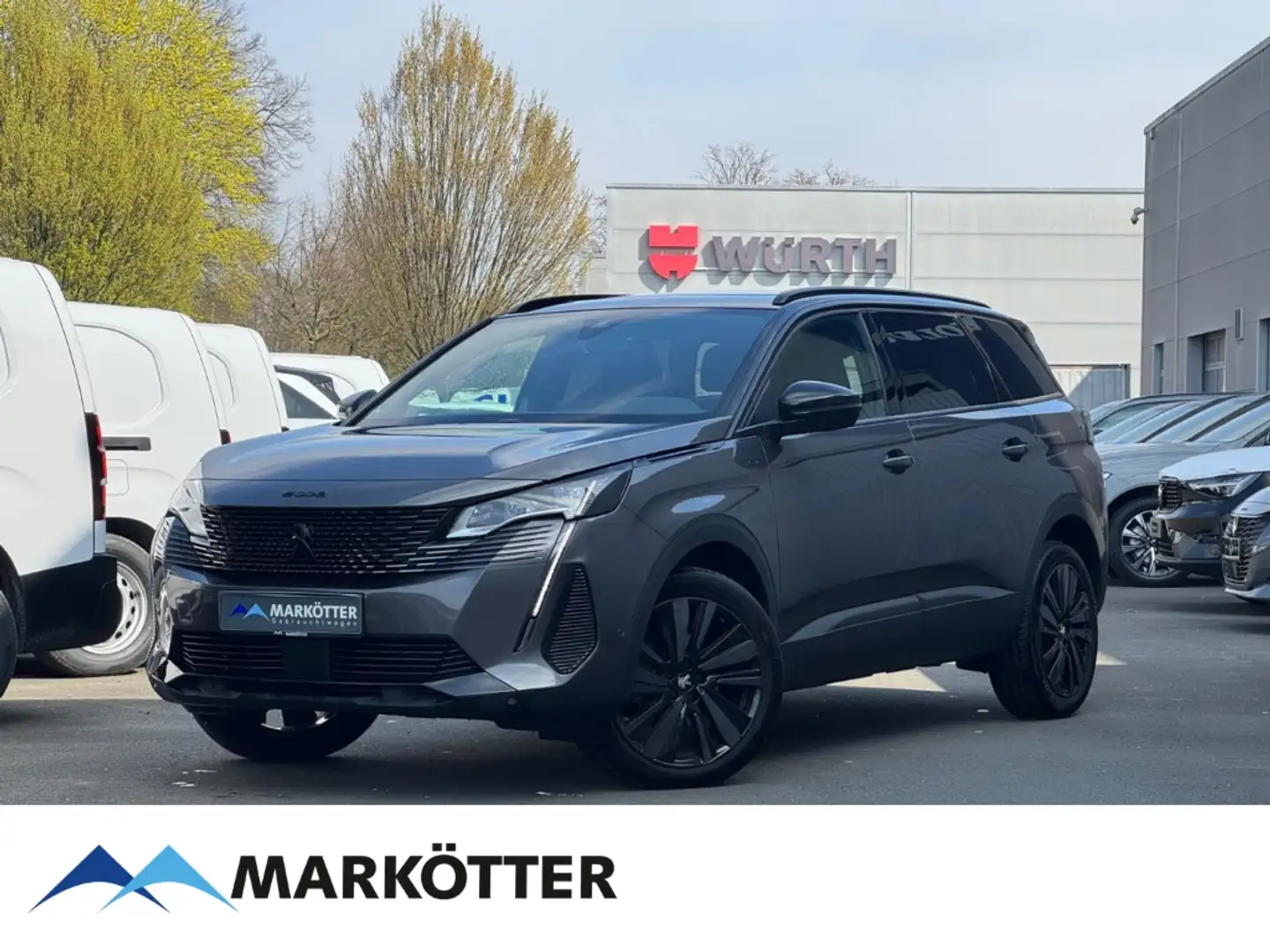 Peugeot 5008 GT PureTech 130 EU6d BLIS/4x SHZ/CAM/DAB Gris - 1