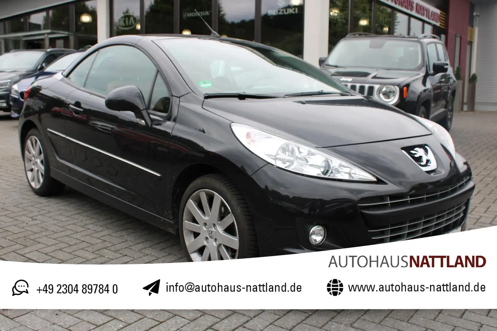 Peugeot 207 Platinum 1.6 16V Metallic Leder Klima 1.Hand Schwarz - 1