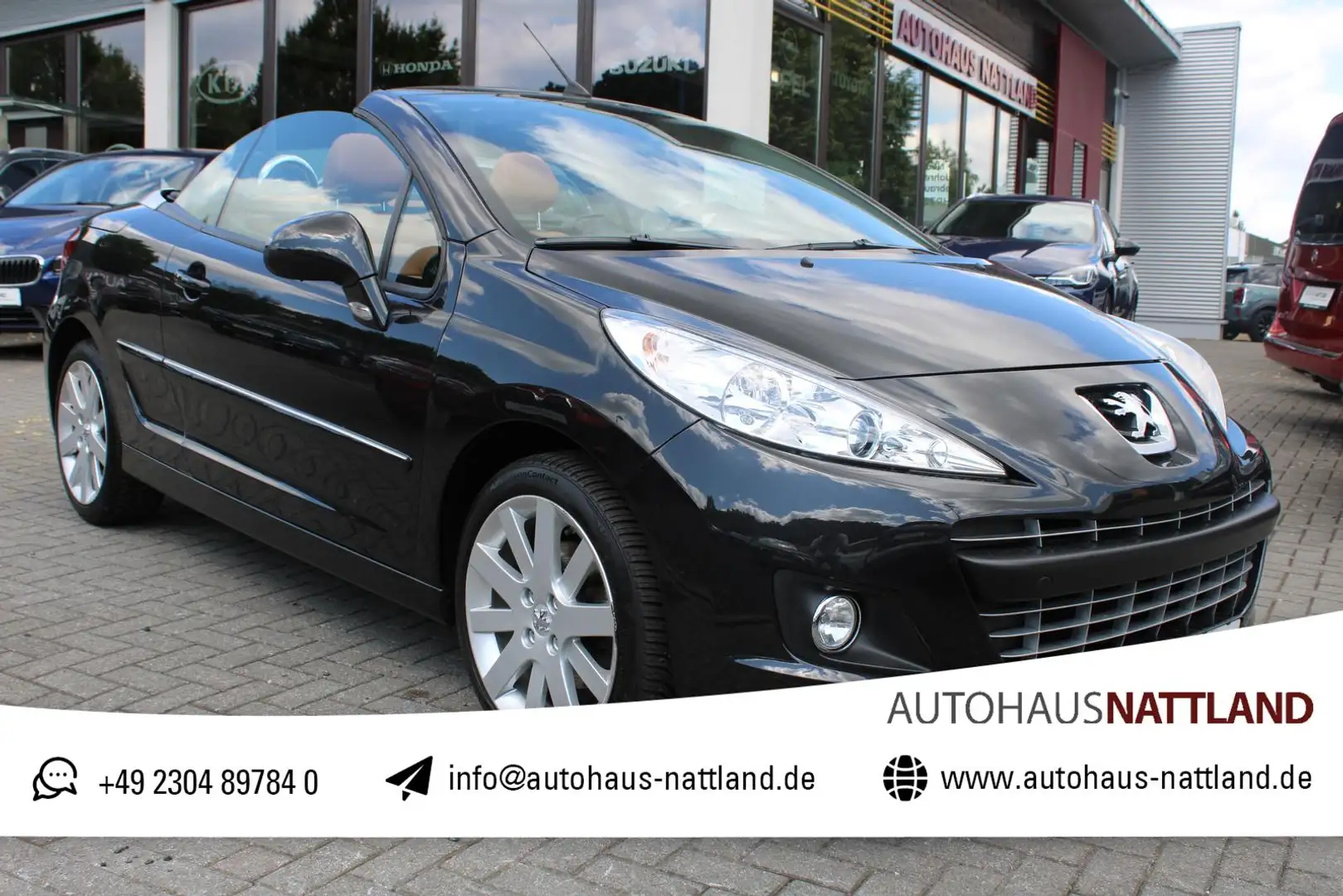 Peugeot 207 Platinum 1.6 16V Metallic Leder Klima 1.Hand Noir - 1